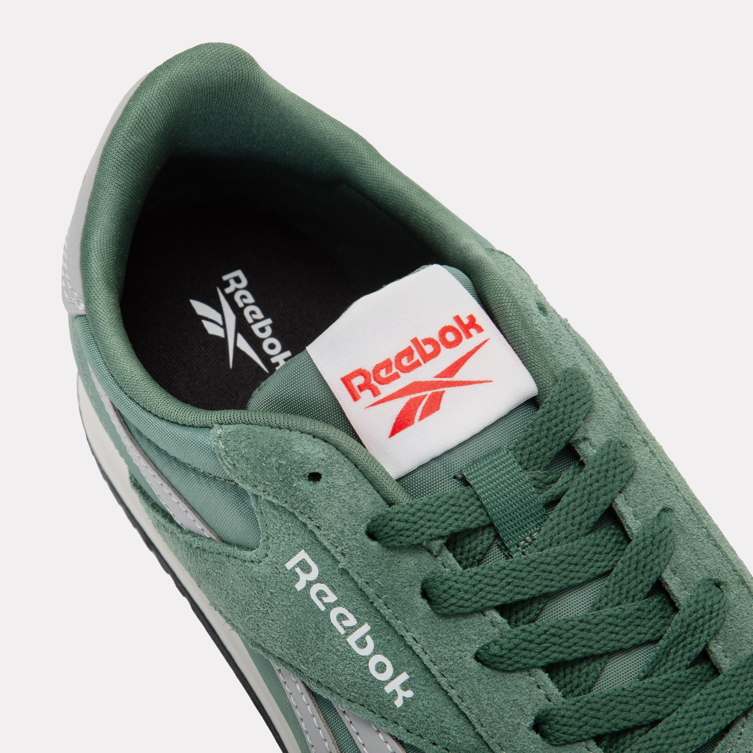REEBOK FOOTWEAR UNISEX World 70 Shoes FIELD GREEN/GREY 2/SPORT RED/W - Image 6