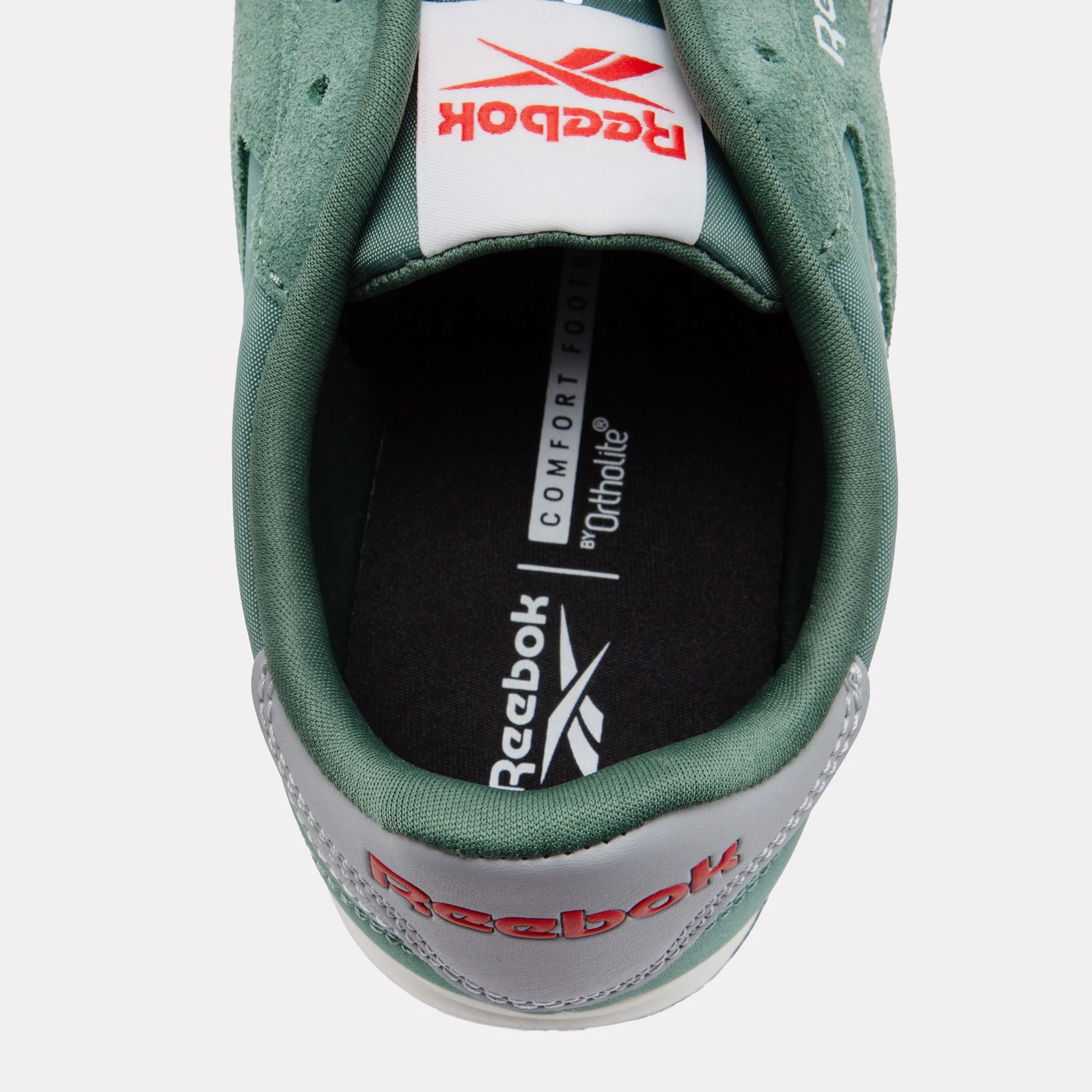 REEBOK FOOTWEAR UNISEX World 70 Shoes FIELD GREEN/GREY 2/SPORT RED/W - Image 7