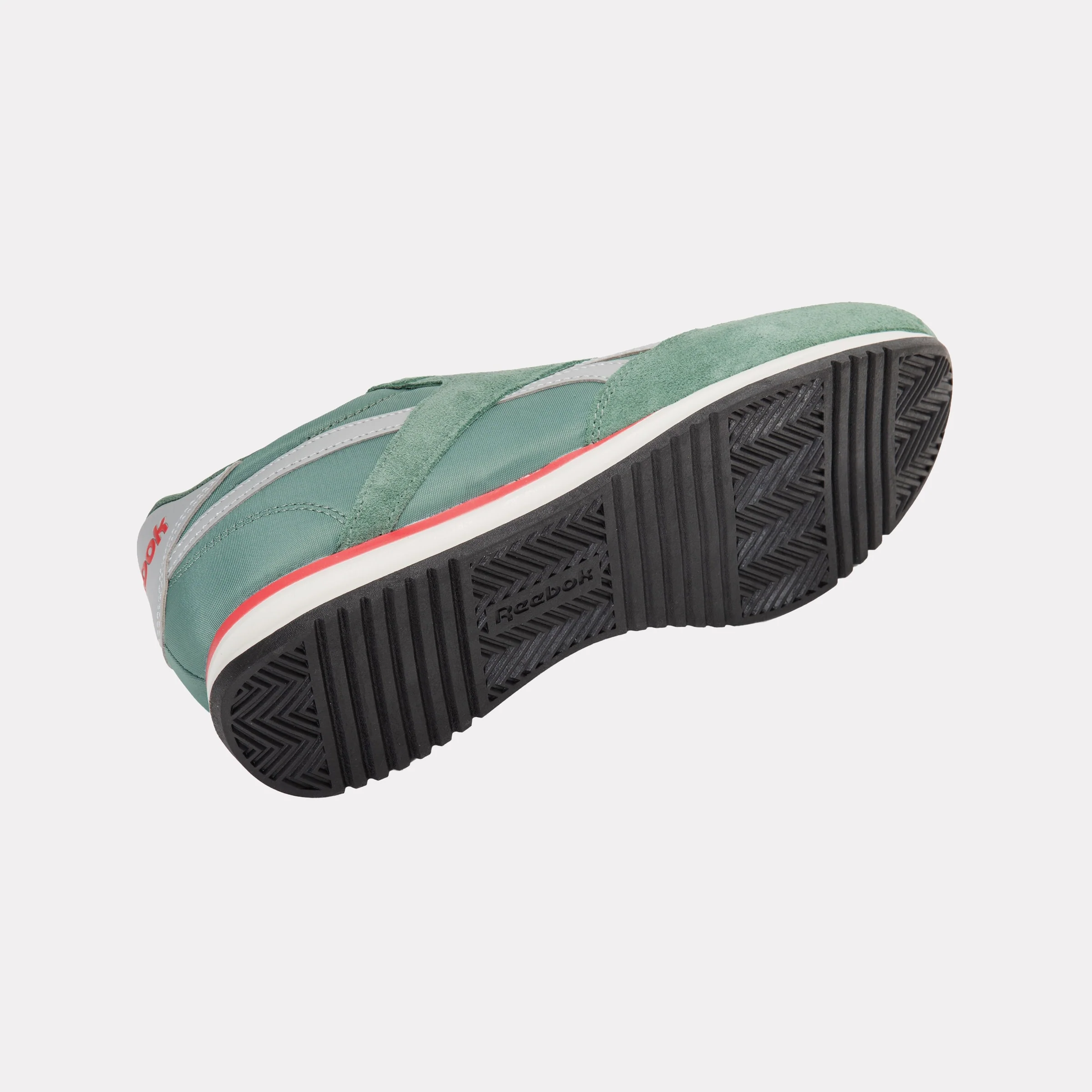 REEBOK FOOTWEAR UNISEX World 70 Shoes FIELD GREEN/GREY 2/SPORT RED/W - Image 8