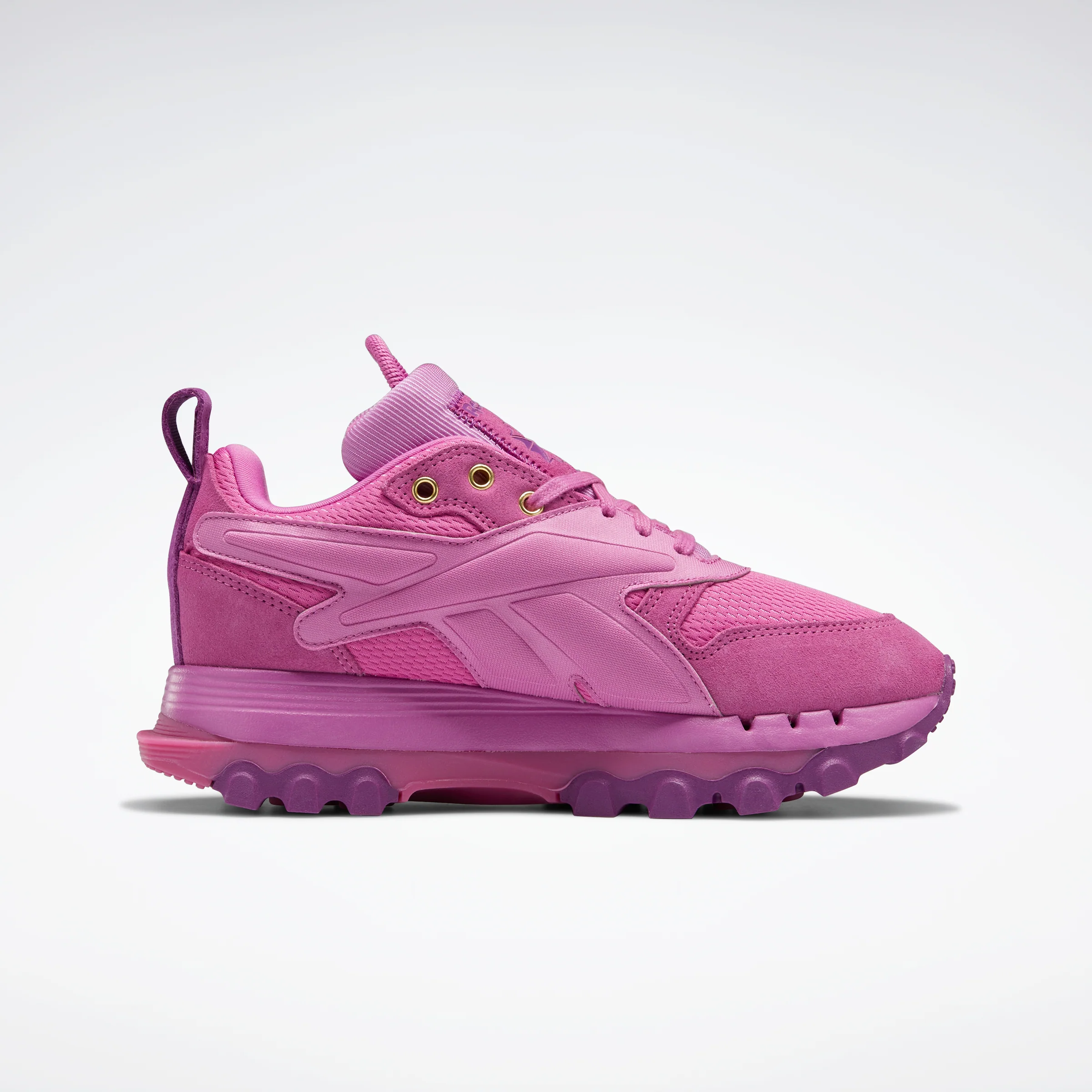 Reebok Footwear Women Cardi B Classic Leather V2 Shoes Ultrab/Auberg/Magold - Image 2