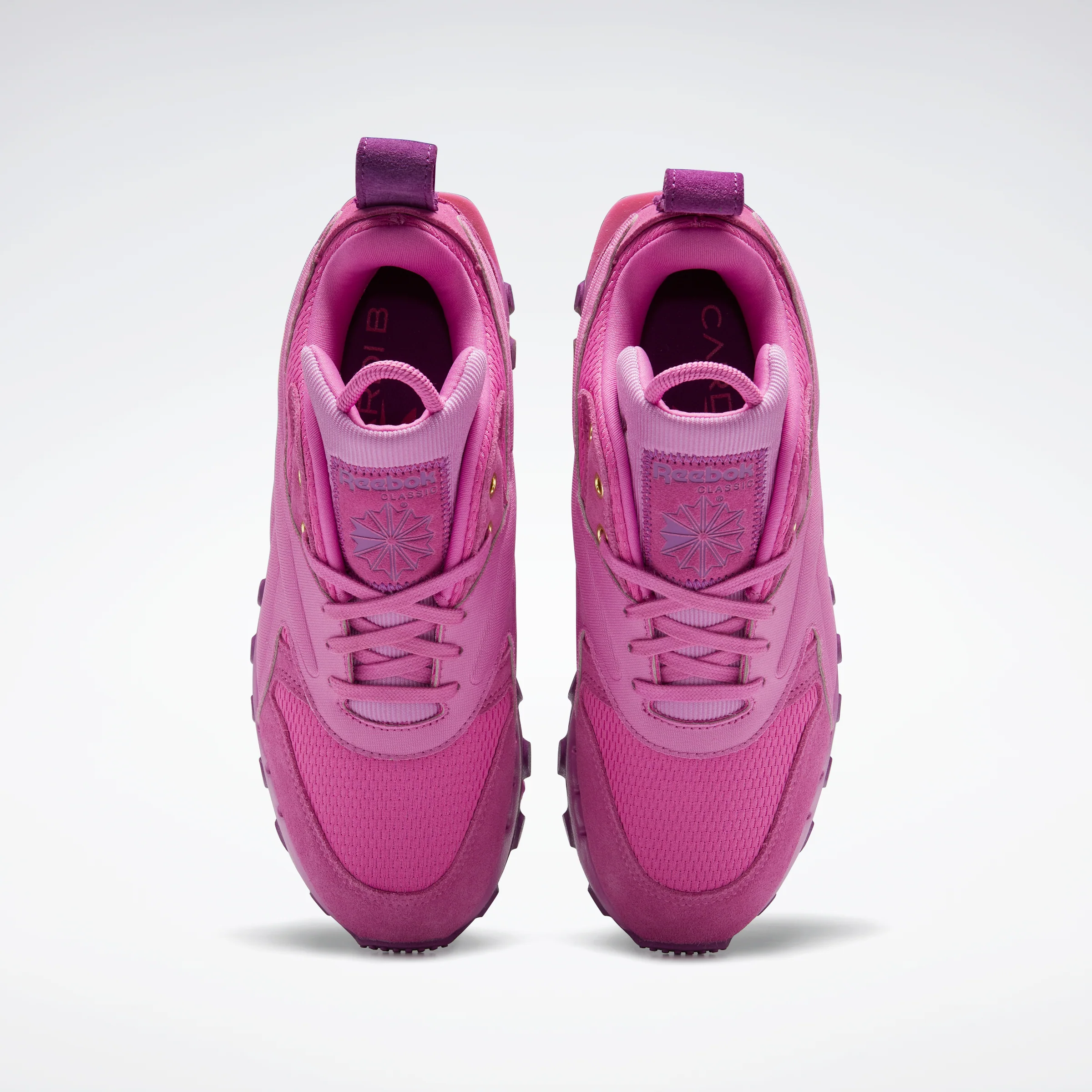 Reebok Footwear Women Cardi B Classic Leather V2 Shoes Ultrab/Auberg/Magold - Image 6