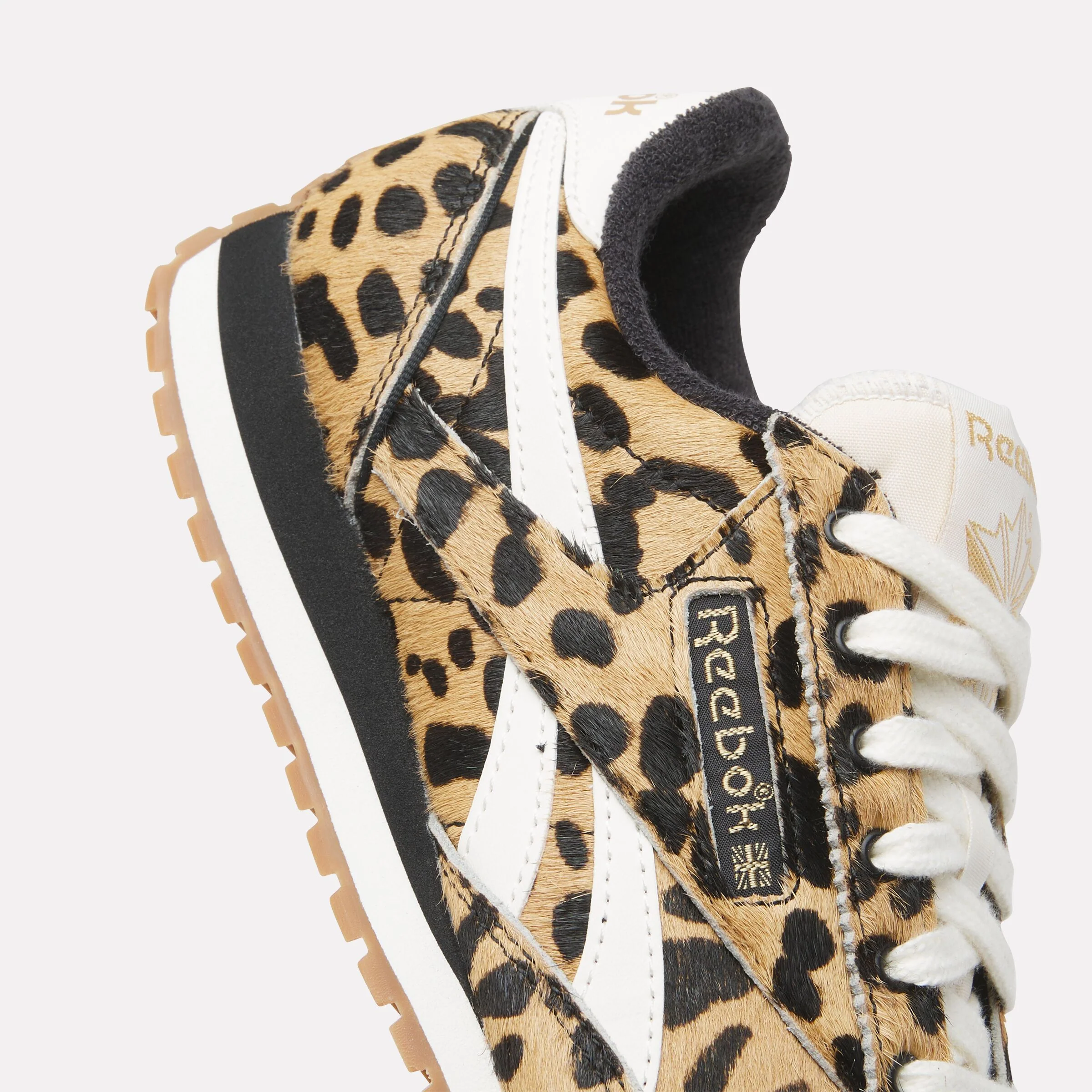REEBOK FOOTWEAR WOMEN Classic AZ Shoes CHEETAH/BLACK/CHALK - Image 6