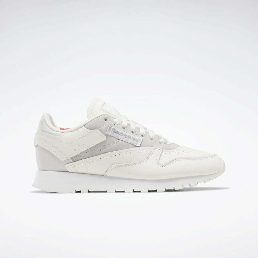 Reebok Footwear Women CLASSIC LEATHER CHALK/COLD GREY 1/FTWR WHT