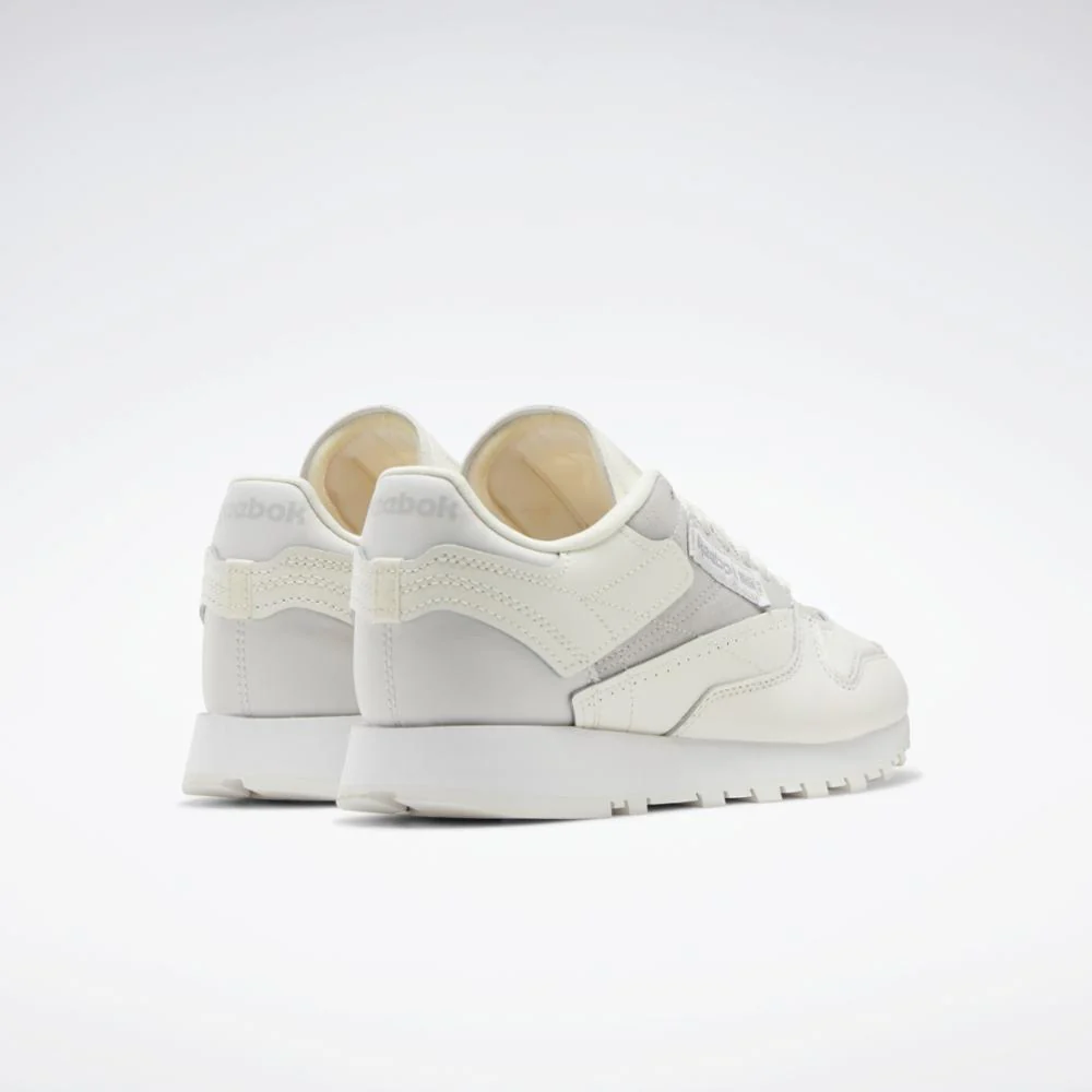 Reebok Footwear Women CLASSIC LEATHER CHALK/COLD GREY 1/FTWR WHT - Image 4
