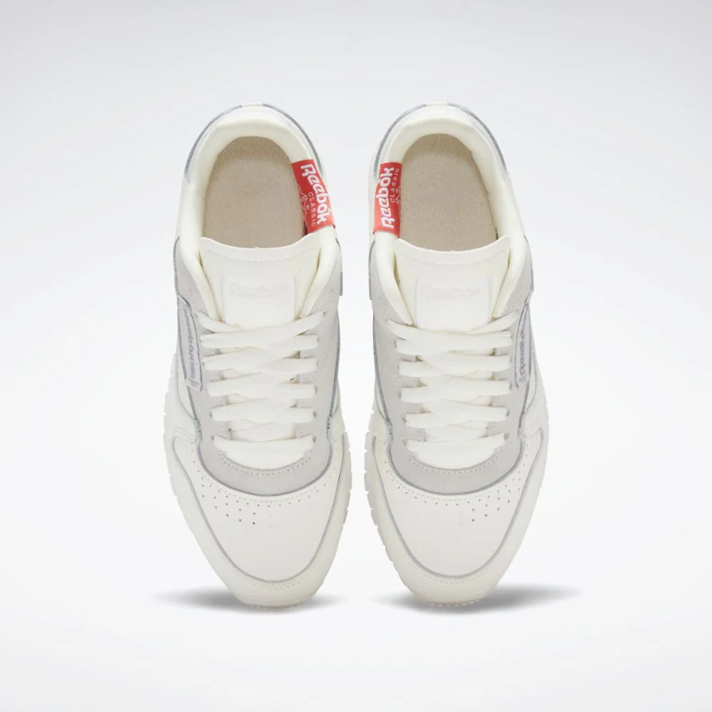Reebok Footwear Women CLASSIC LEATHER CHALK/COLD GREY 1/FTWR WHT - Image 6
