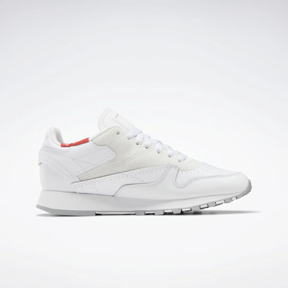 Reebok Footwear Women CLASSIC LEATHER FTWR WHT/PURE GREY 4/RHODONITE - Image 2