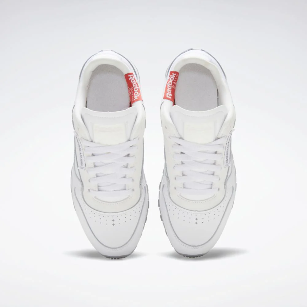 Reebok Footwear Women CLASSIC LEATHER FTWR WHT/PURE GREY 4/RHODONITE - Image 6
