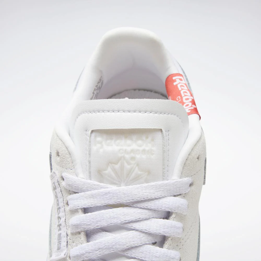 Reebok Footwear Women CLASSIC LEATHER FTWR WHT/PURE GREY 4/RHODONITE - Image 7