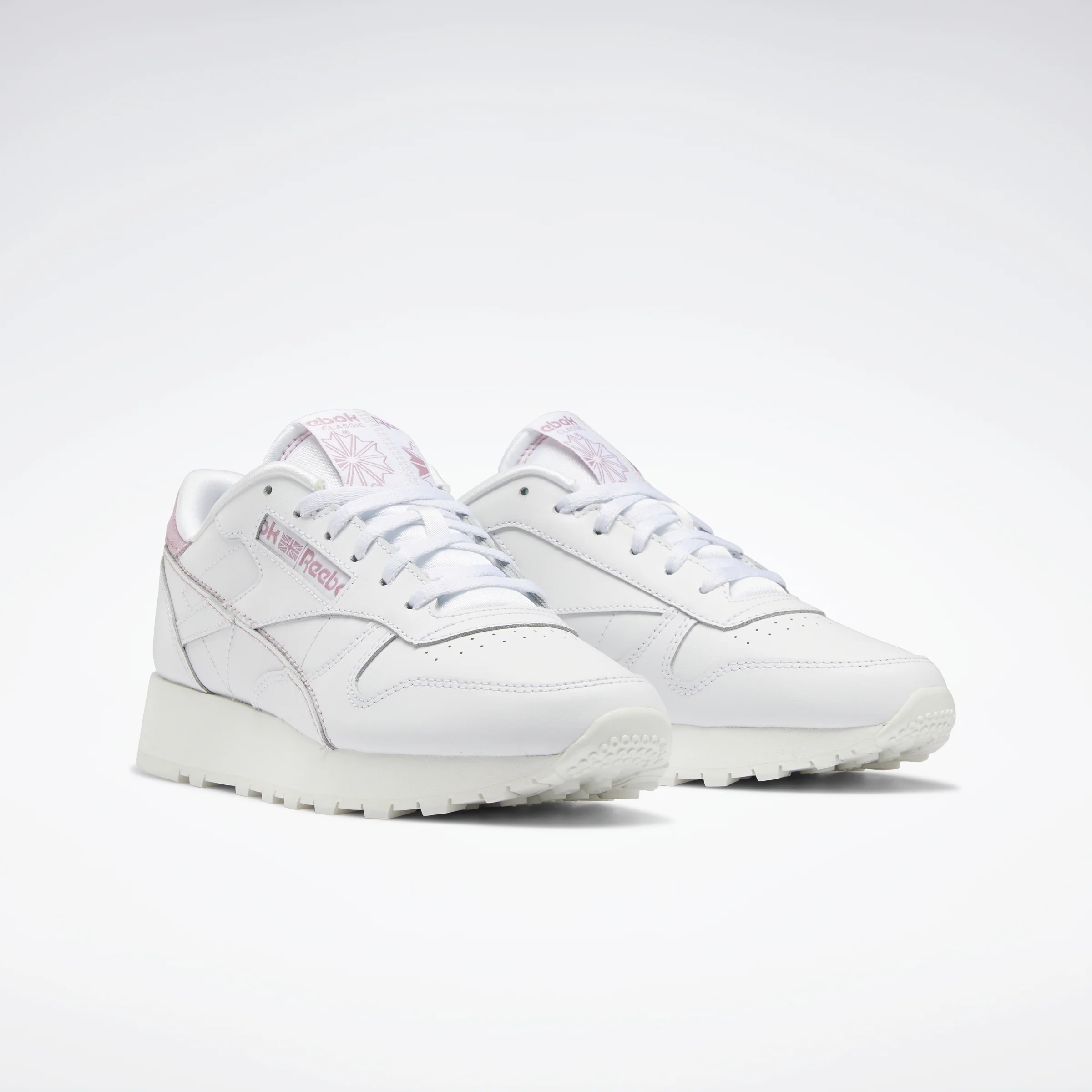 Reebok Footwear Women Classic Leather Make It Yours Shoes Ftwwht/Chalk/Inflil - Image 3