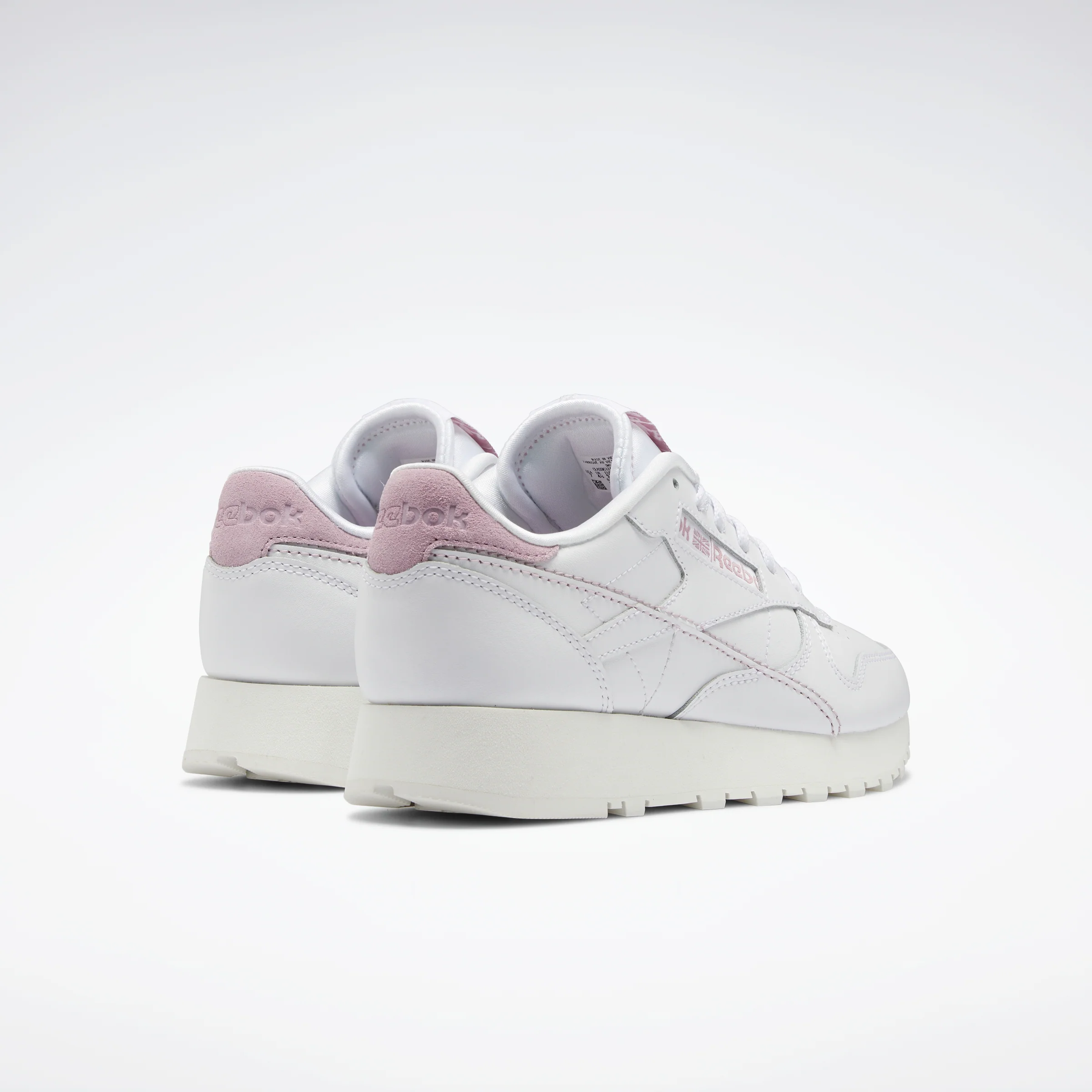 Reebok Footwear Women Classic Leather Make It Yours Shoes Ftwwht/Chalk/Inflil - Image 4