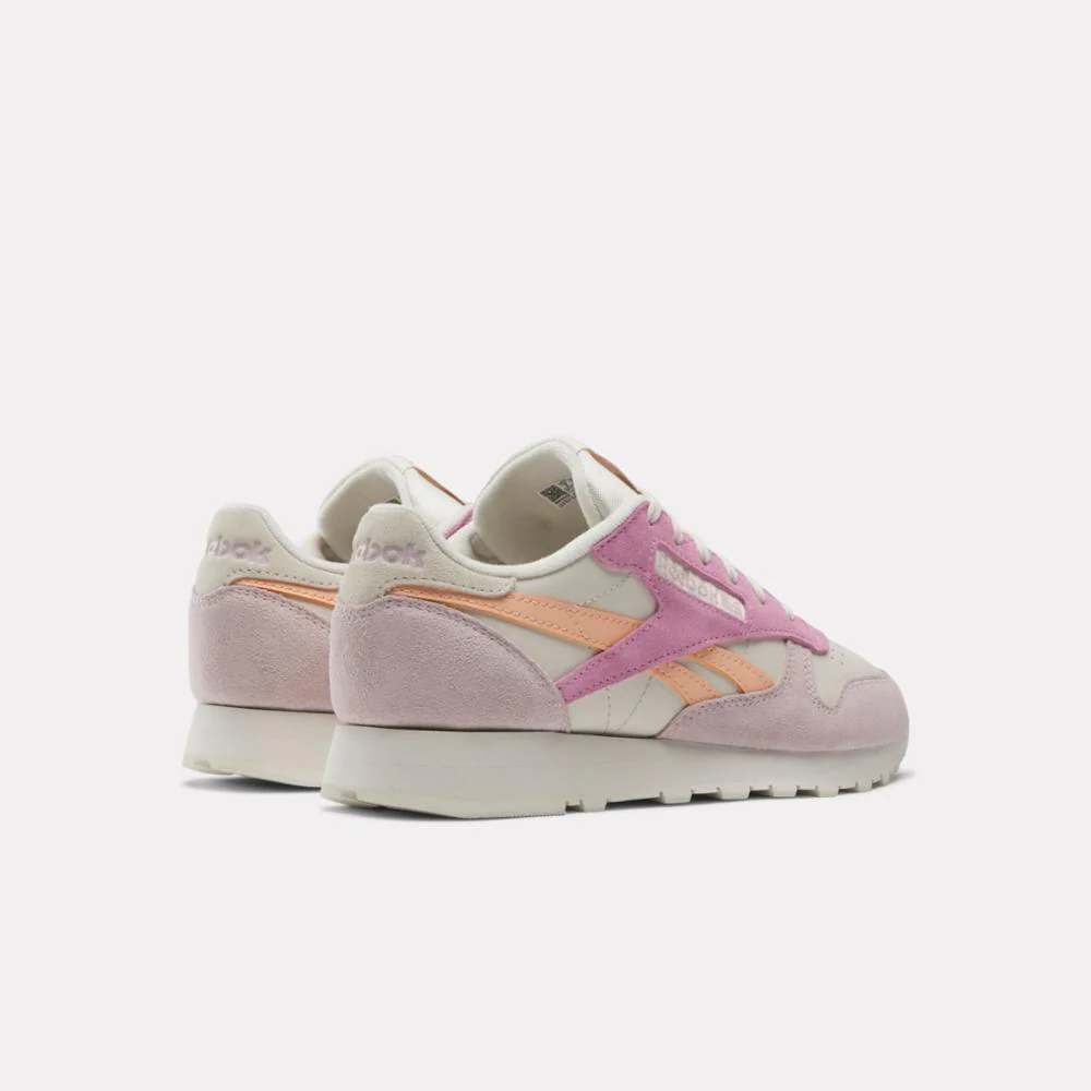 Reebok Footwear Women Classic Leather Shoes BON/PEAGLO/ASHLIL - Image 3