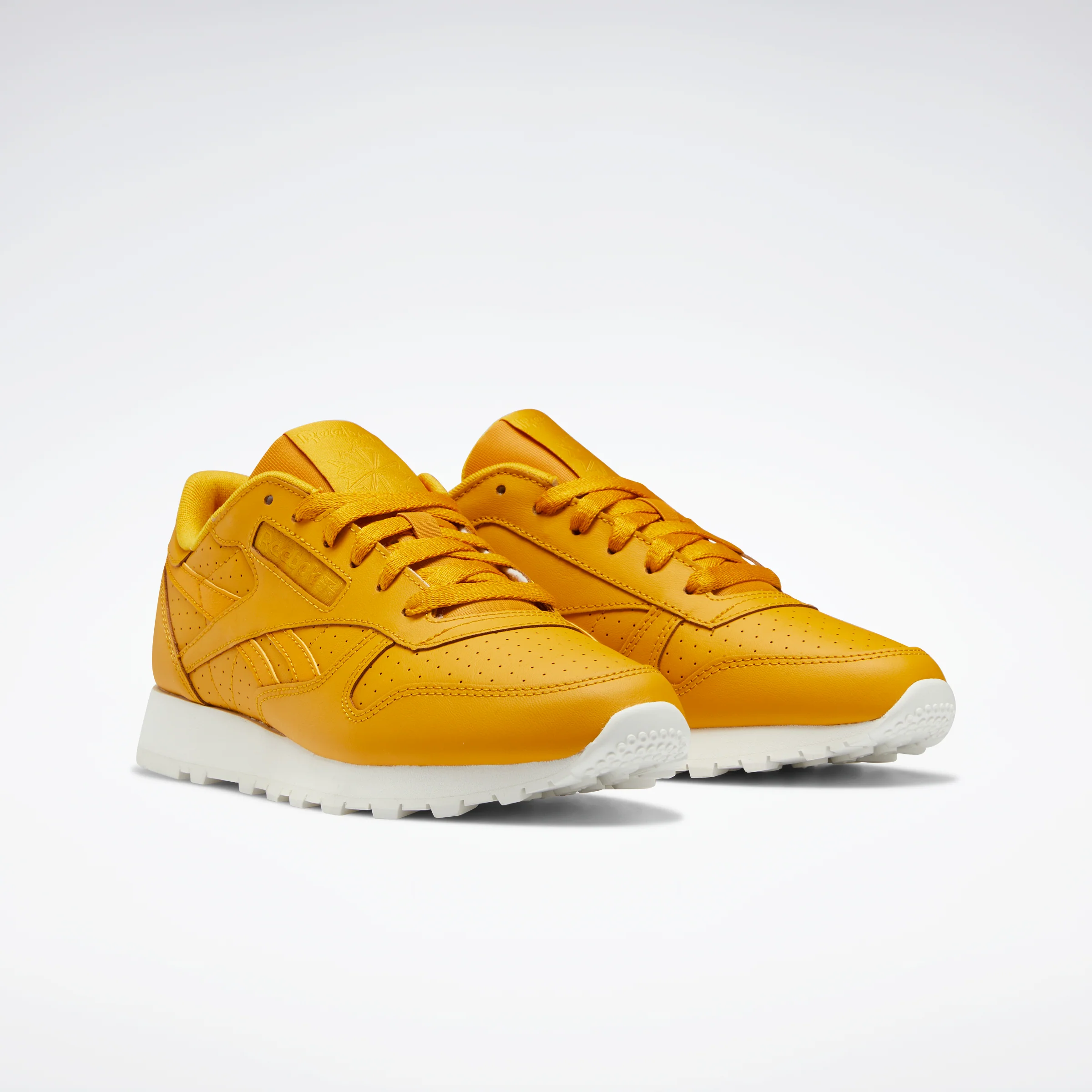Reebok Footwear Women Classic Leather Shoes Bright Ochre/Bright Ochre/Chal - Image 3