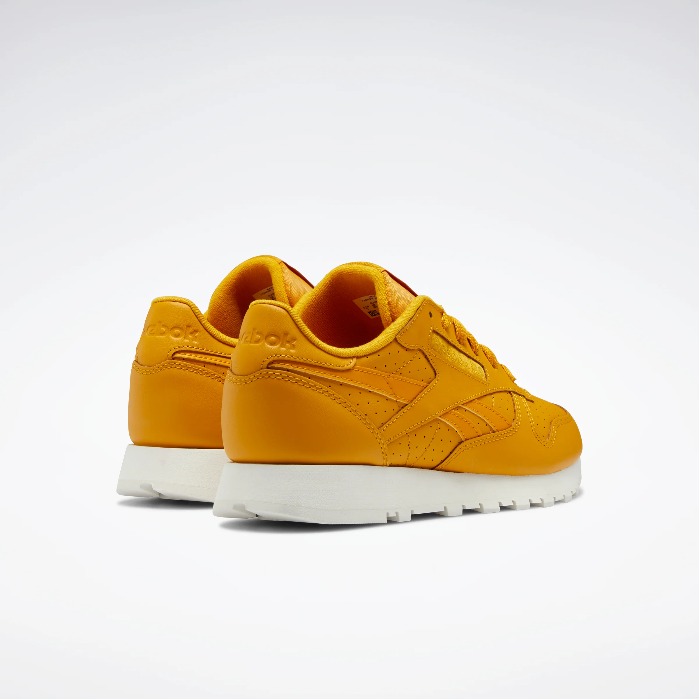 Reebok Footwear Women Classic Leather Shoes Bright Ochre/Bright Ochre/Chal - Image 4