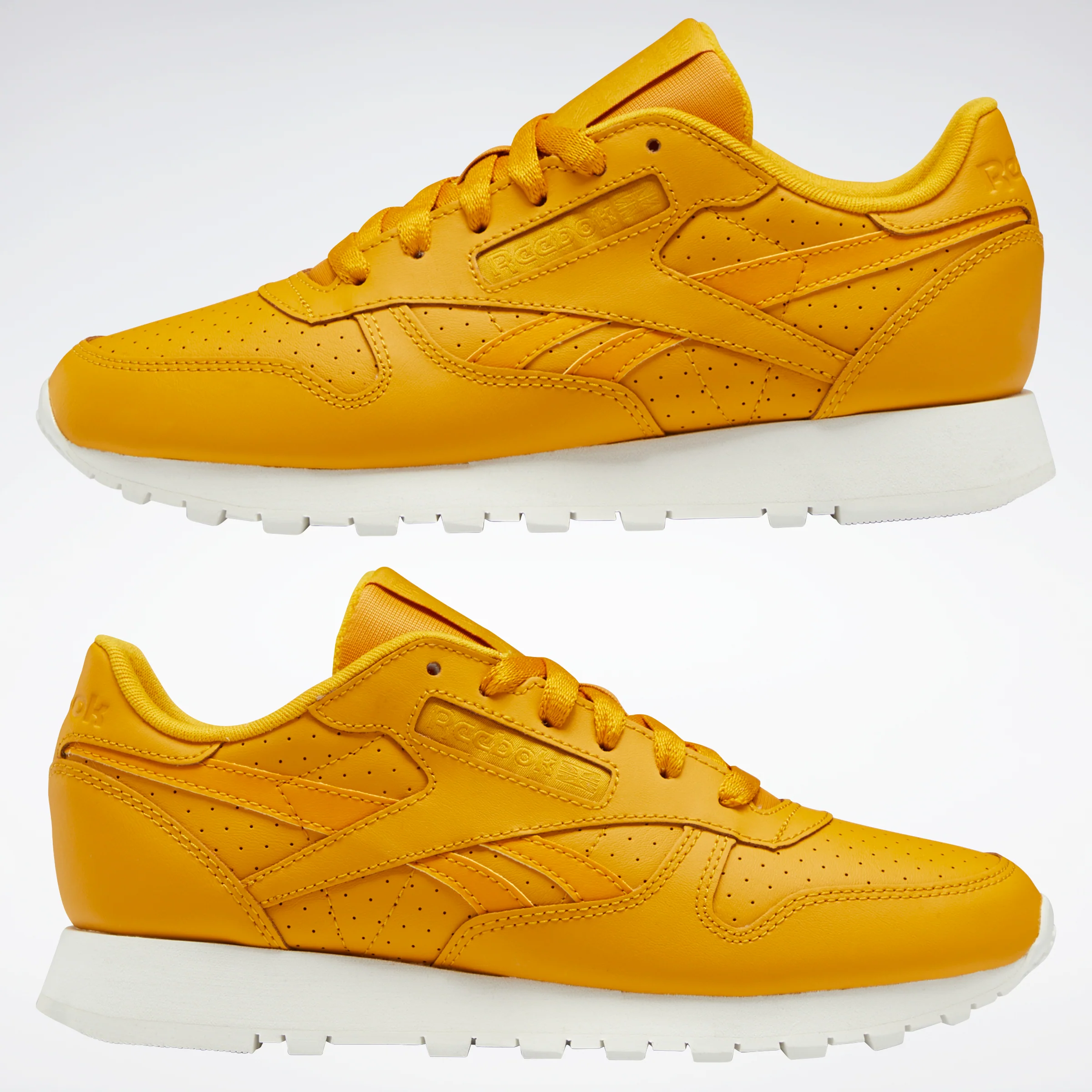 Reebok Footwear Women Classic Leather Shoes Bright Ochre/Bright Ochre/Chal - Image 9