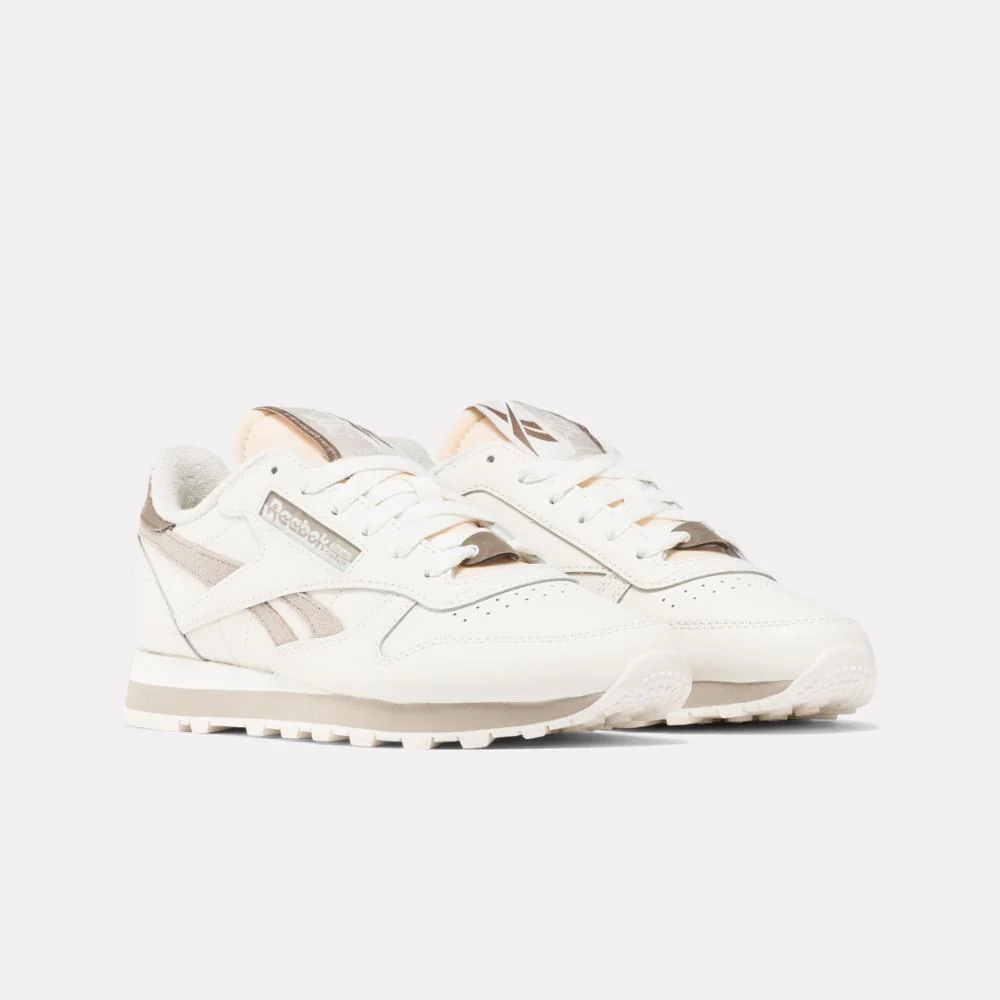 Reebok Footwear Women Classic Leather Shoes CHALK/ASH/UTIBRO - Image 2