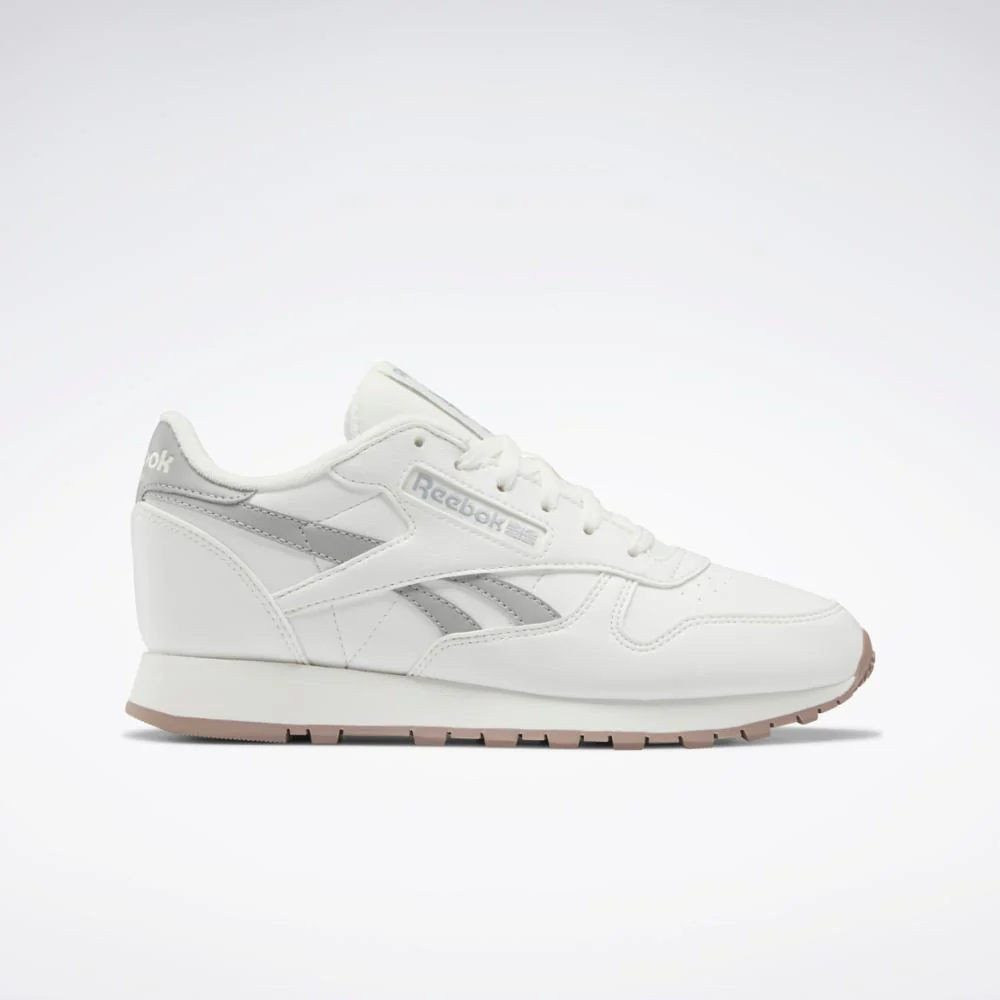 Reebok Footwear Women CLASSIC LEATHER SHOES CHALK/PUGRY3/TAUPE
