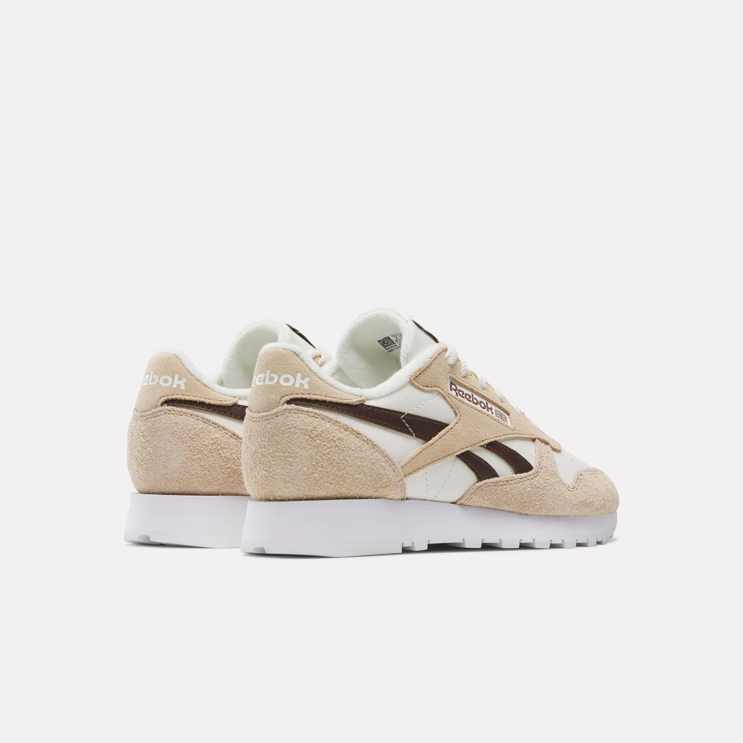 Reebok Footwear Women Classic Leather Shoes CHALK/TAN/UNEARTHED BROWN - Image 3
