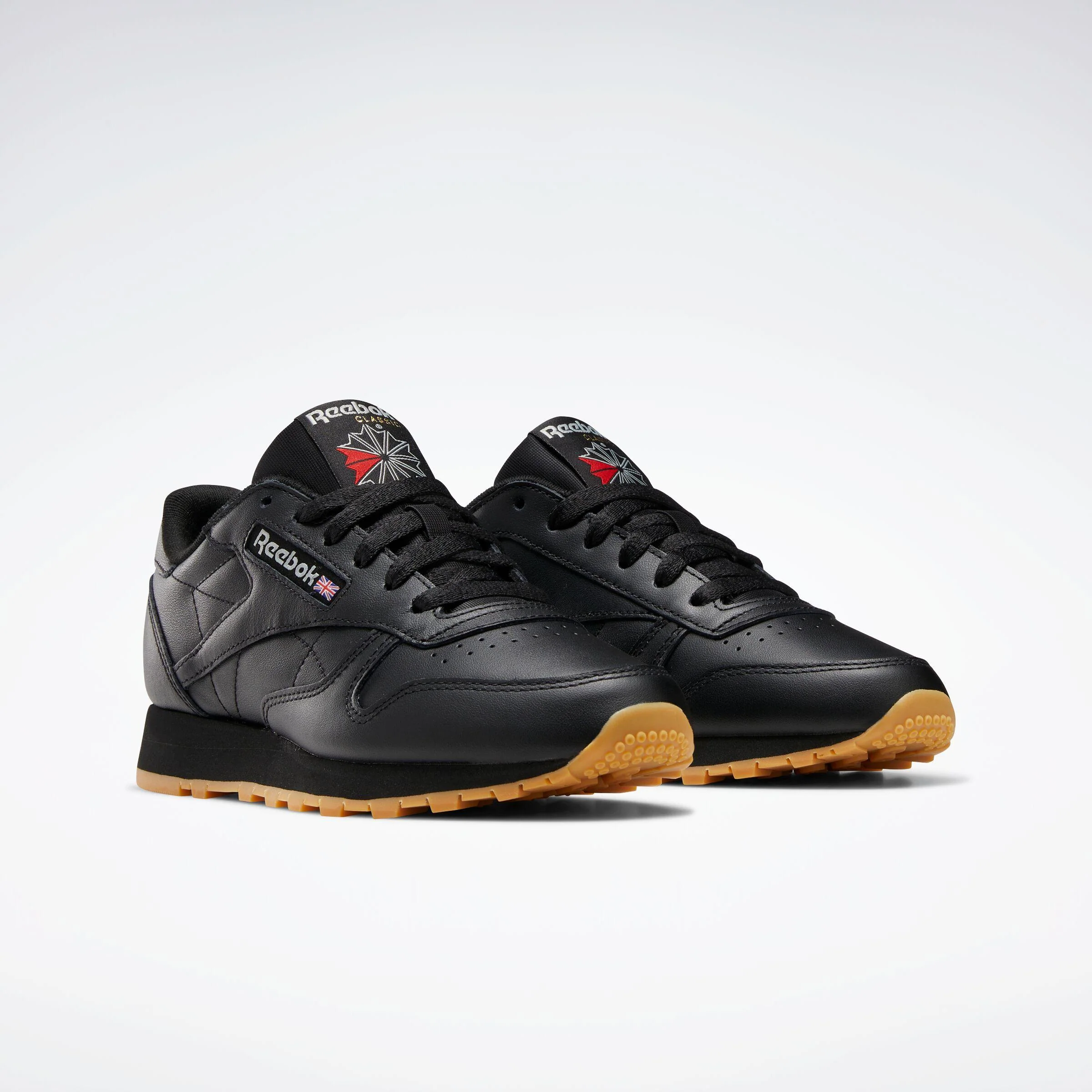 Reebok Footwear Women Classic Leather Shoes CORE BLK/PURE GRY 5/REEBOK RUB - Image 2