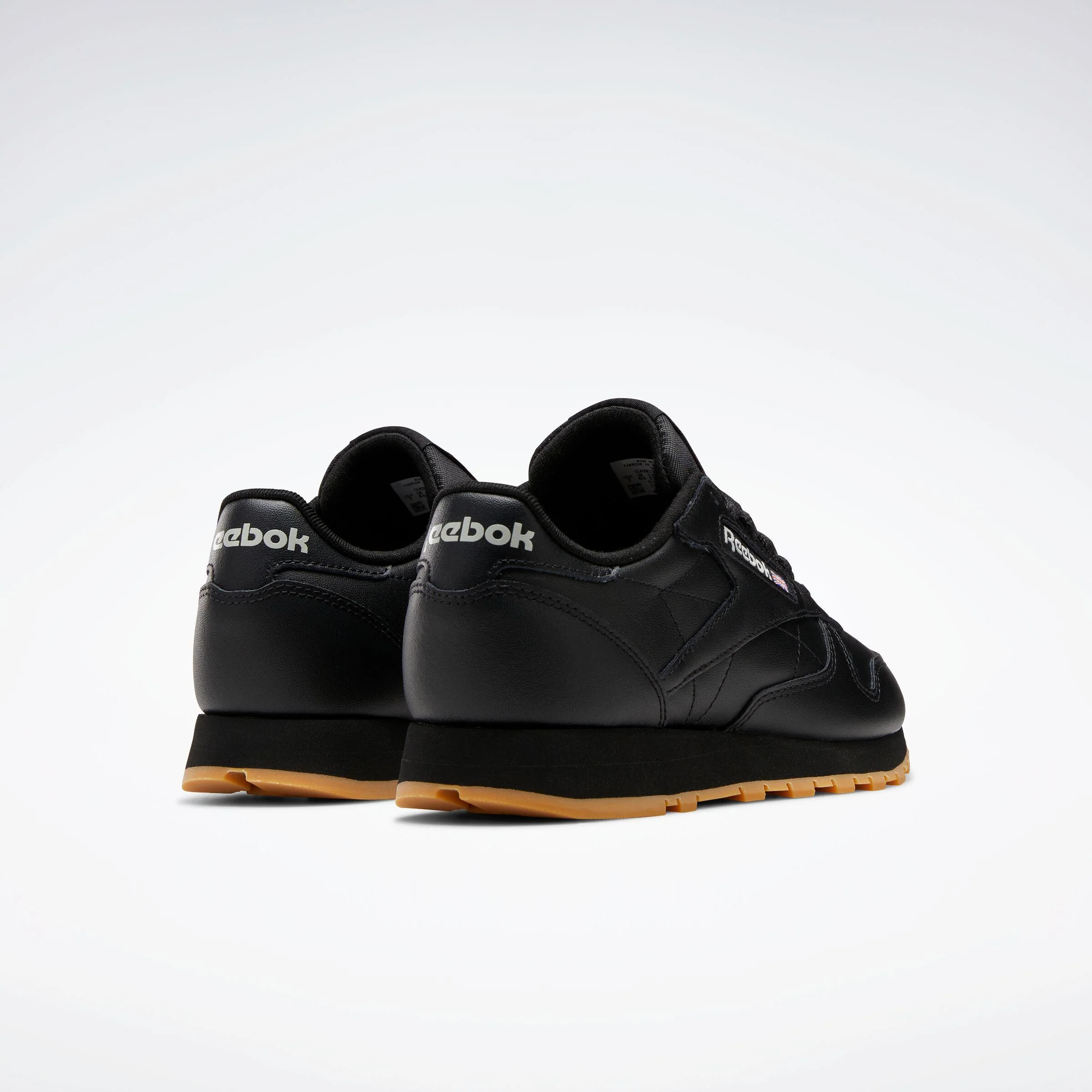 Reebok Footwear Women Classic Leather Shoes CORE BLK/PURE GRY 5/REEBOK RUB - Image 3
