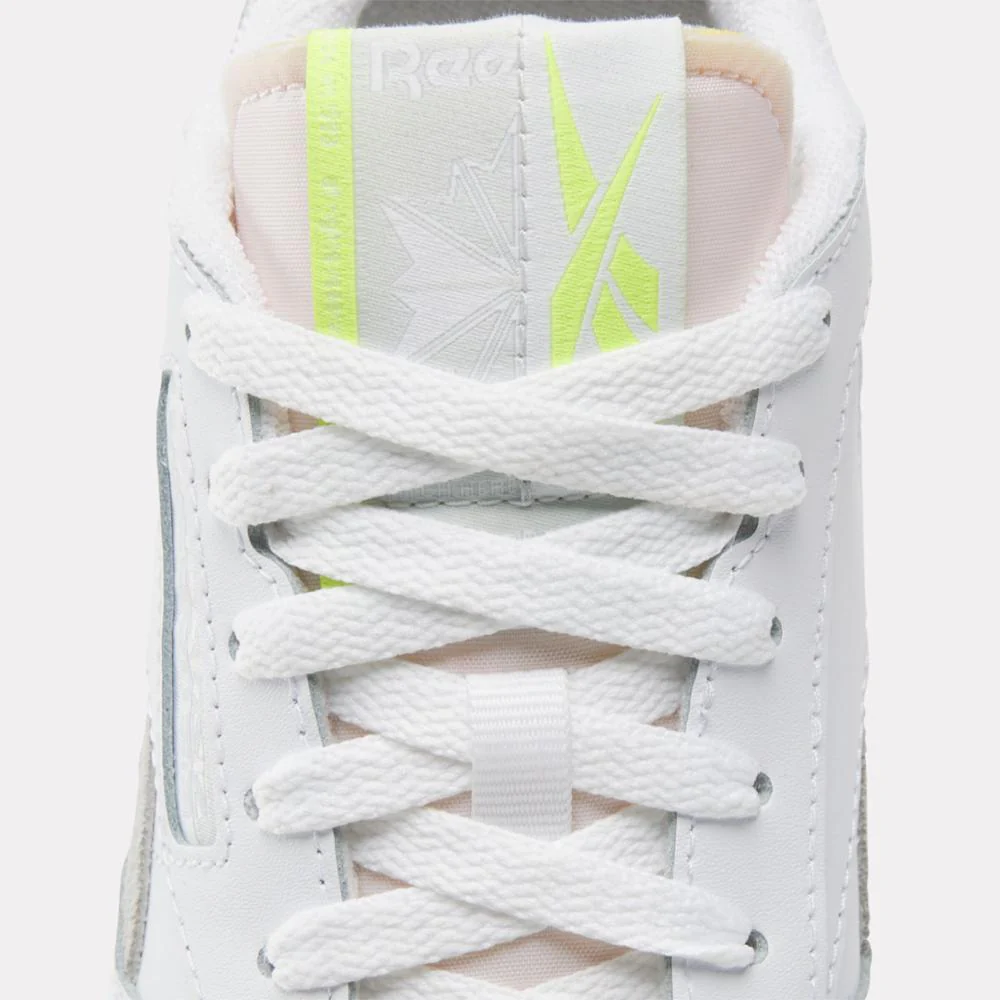 Reebok Footwear Women Classic Leather Shoes FTWWHT/PUGRY2/ACIYEL - Image 5