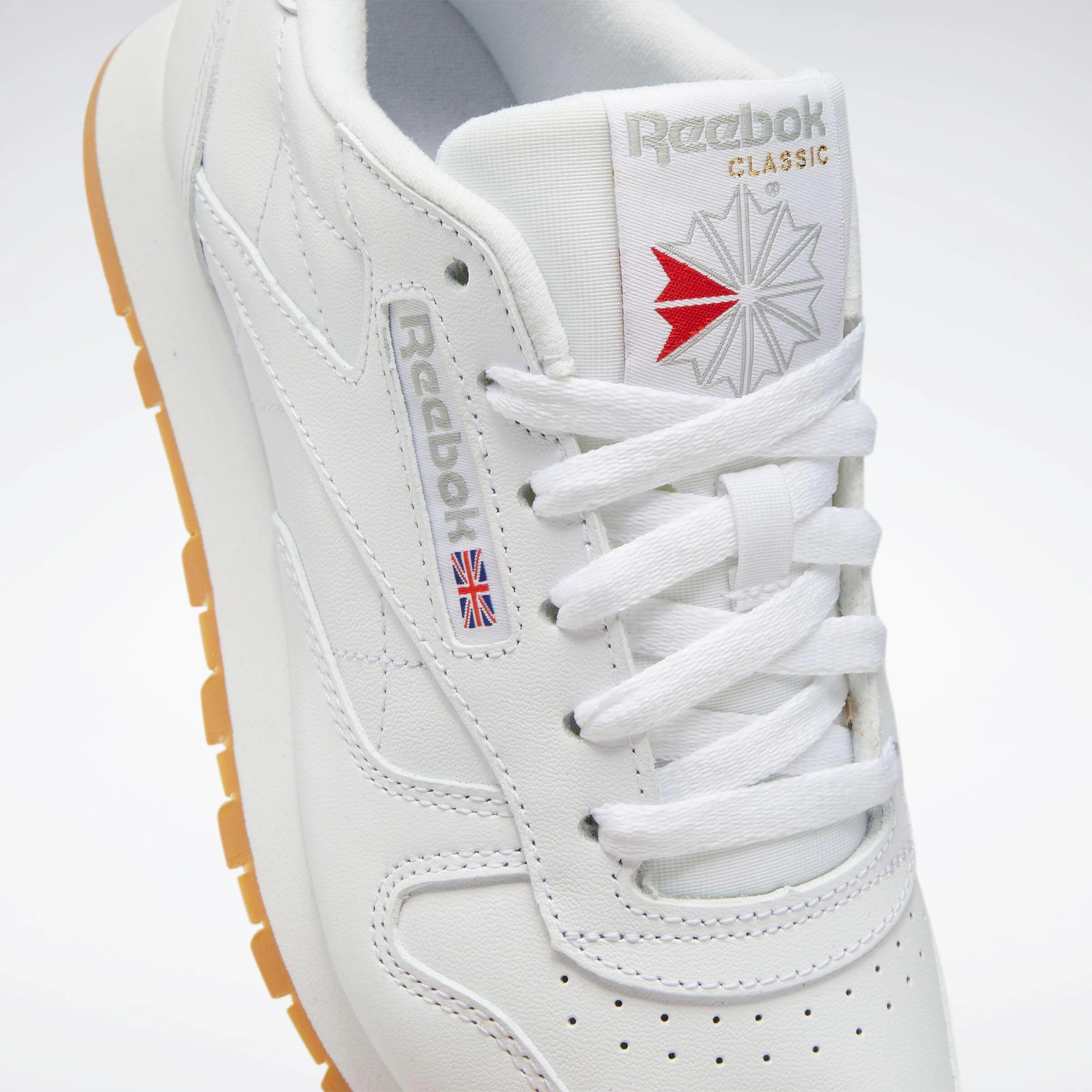 Reebok Footwear Women Classic Leather Shoes FTWR WHT/PURE GRY 3/REEBOK RUB - Image 6
