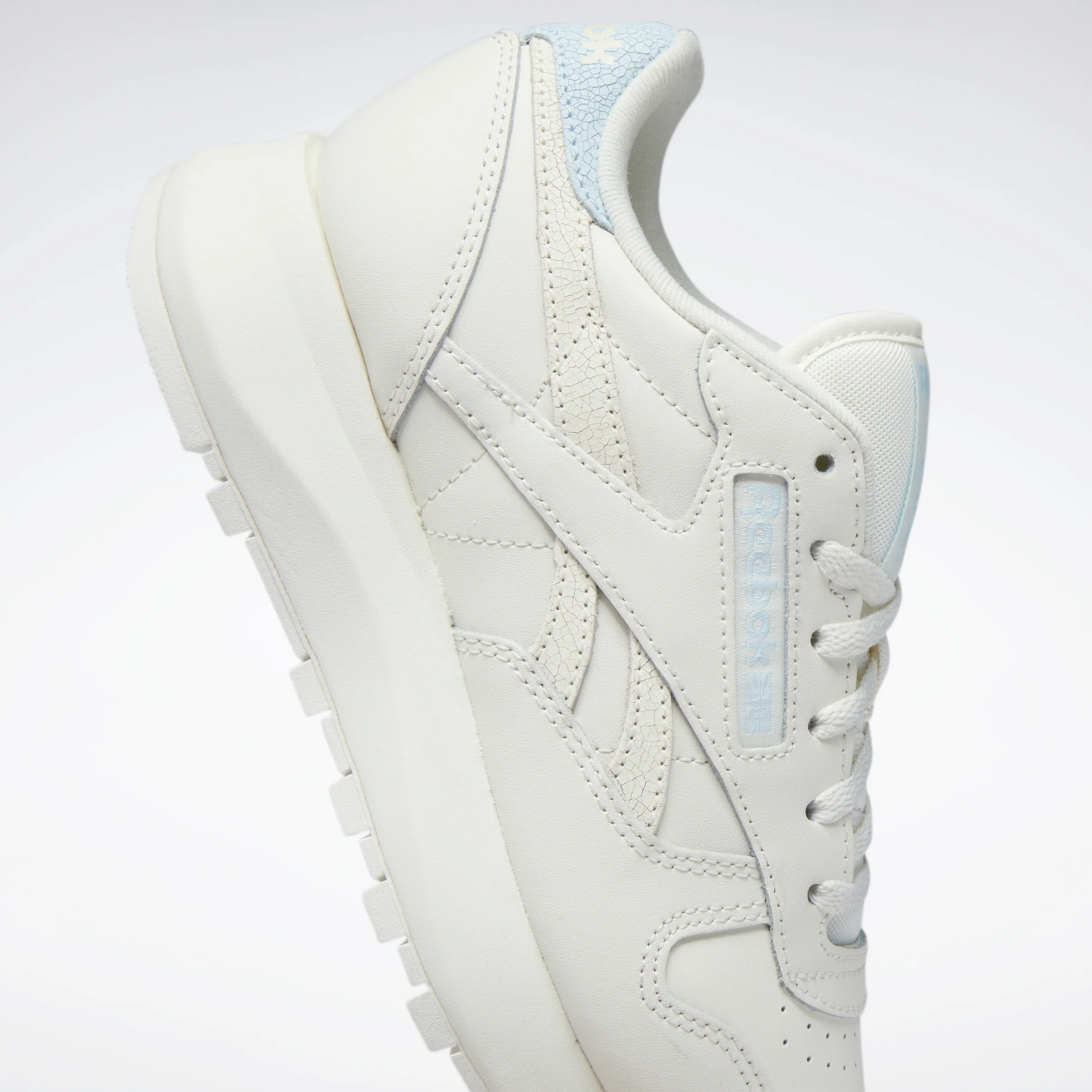 Reebok Footwear Women Classic Leather Sp Shoes Chalk/Chalk/Glablu - Image 7