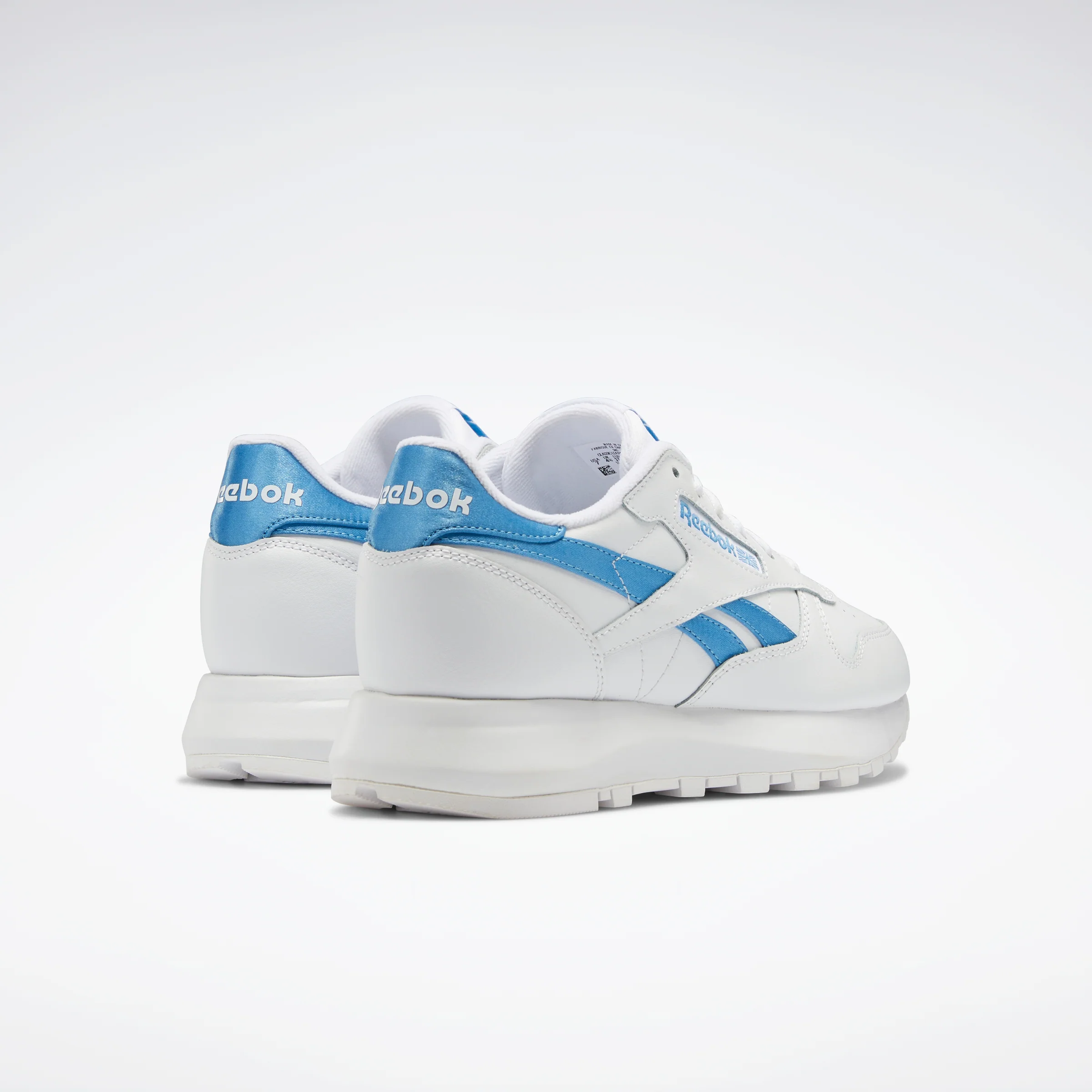 Reebok Footwear Women Classic Leather Sp Shoes Ftwwht/Ftwwht/Essblu - Image 4