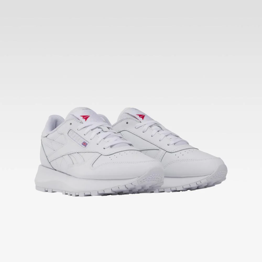 Reebok Footwear Women Classic Leather SP Shoes FTWWHT/FTWWHT/PURGRY - Image 2