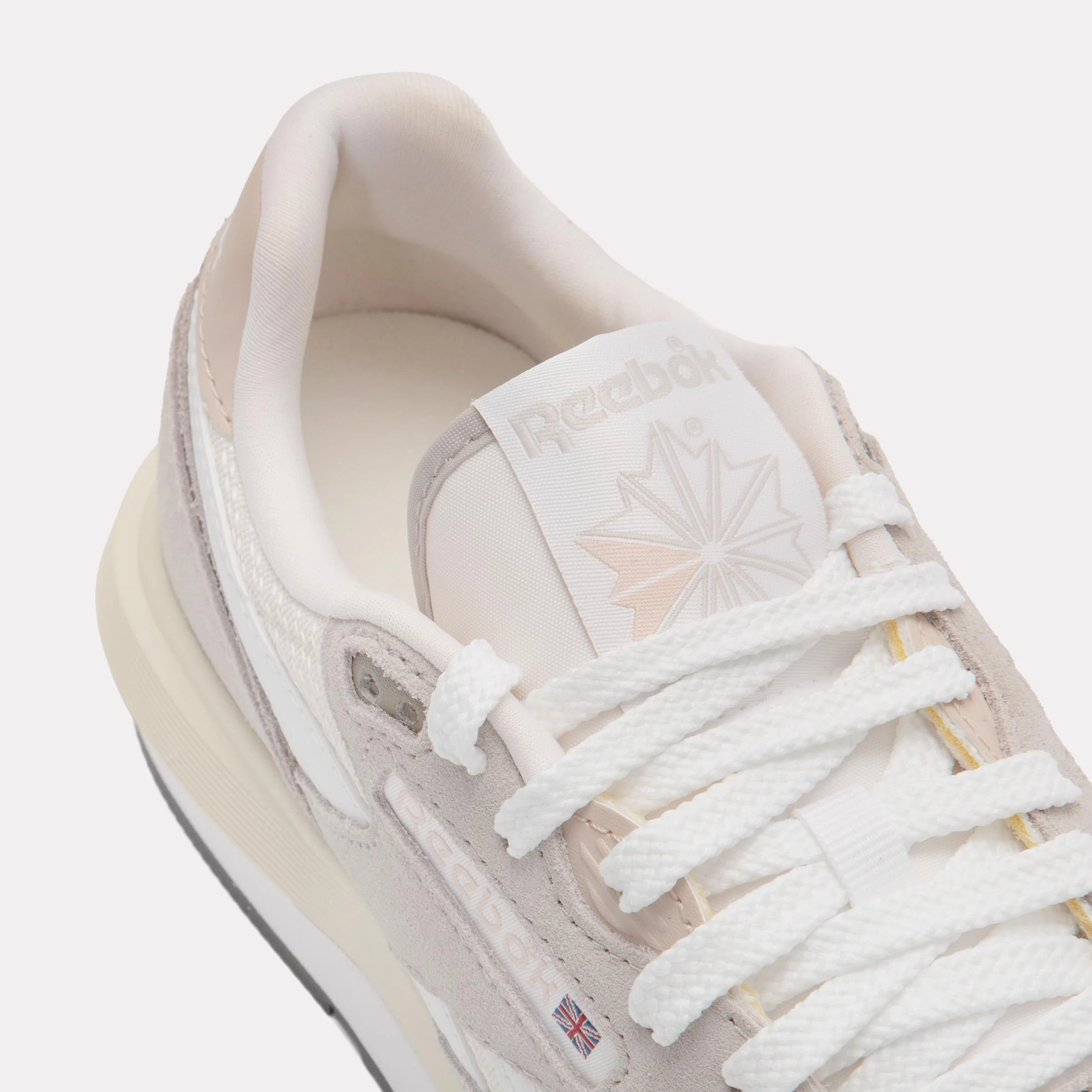Reebok Footwear Women Classic Nylon 89 Shoes MOONSTONE/GRITTY GREY/WHITE - Image 7