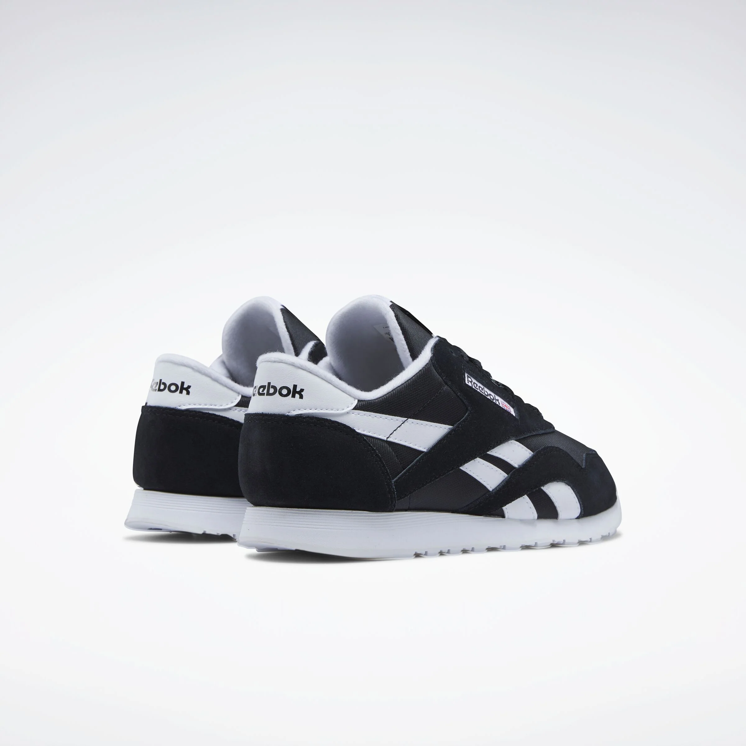 REEBOK FOOTWEAR WOMEN Classic Nylon Shoes CORE BLK/FTWR WHT/FTWR WHT - Image 3