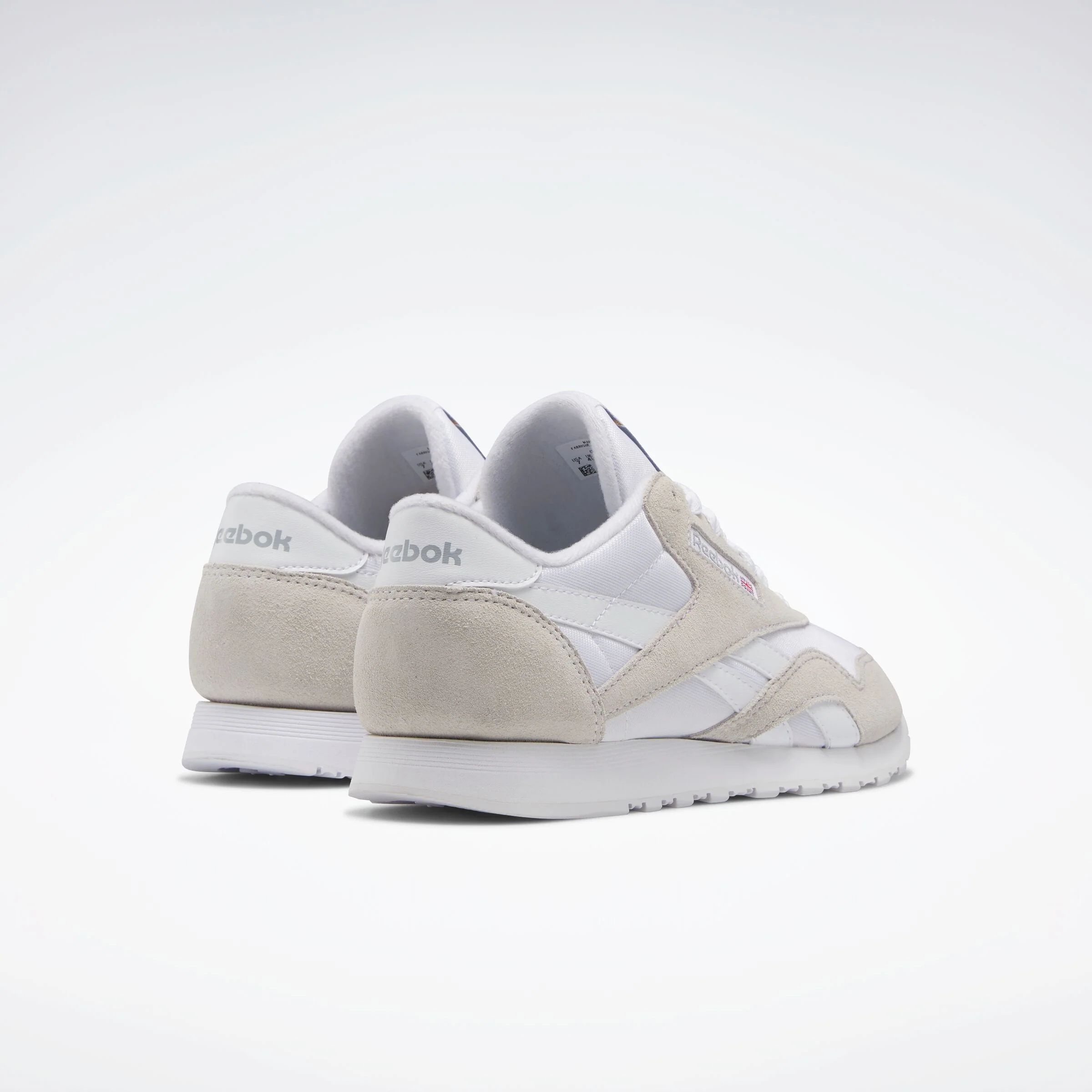 REEBOK FOOTWEAR WOMEN CL NYLON WOMEN FTWR WHT/FTWR WHT/FTWR WHT - Image 3