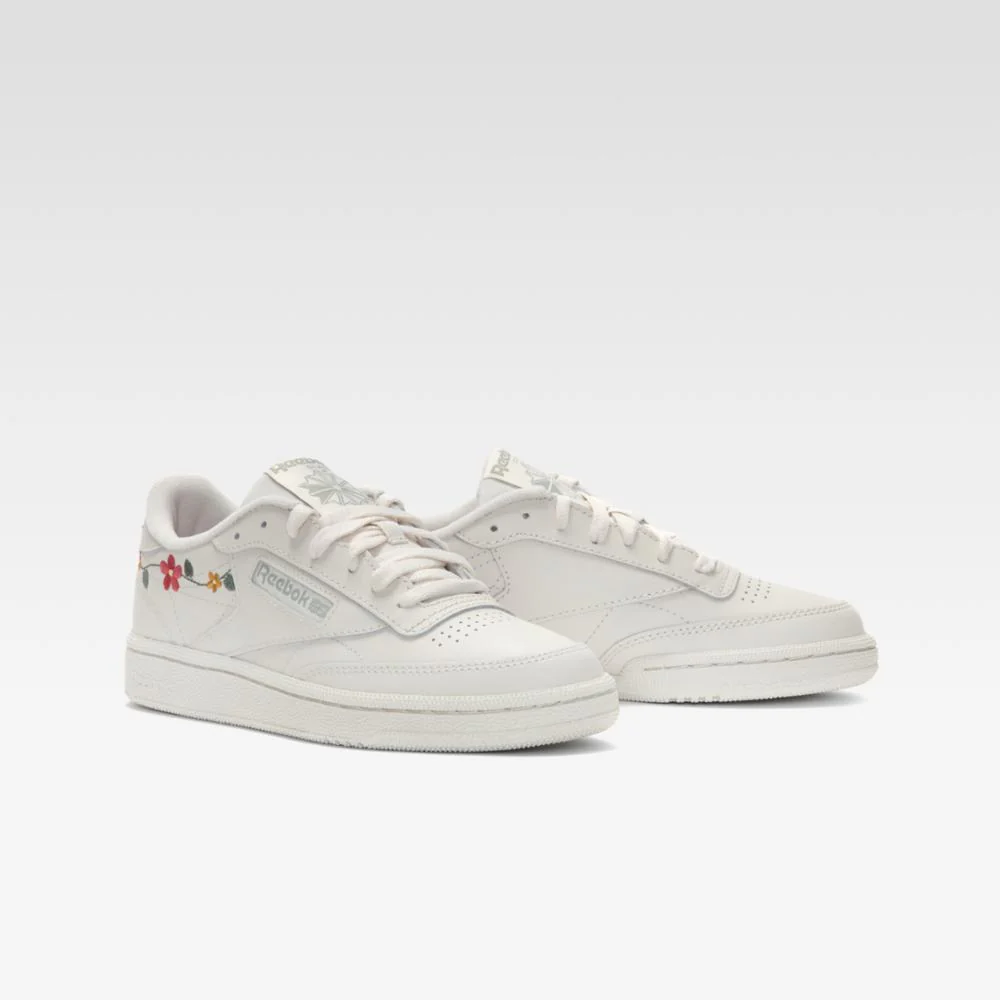 Reebok Footwear Women Club C 85 Shoes BONE/BONE/VINTAGE GREEN - Image 3