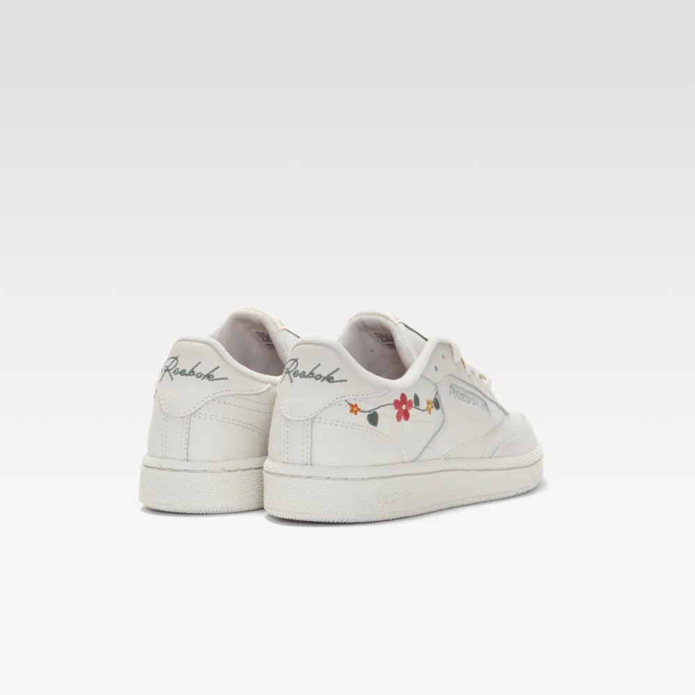 Reebok Footwear Women Club C 85 Shoes BONE/BONE/VINTAGE GREEN - Image 4