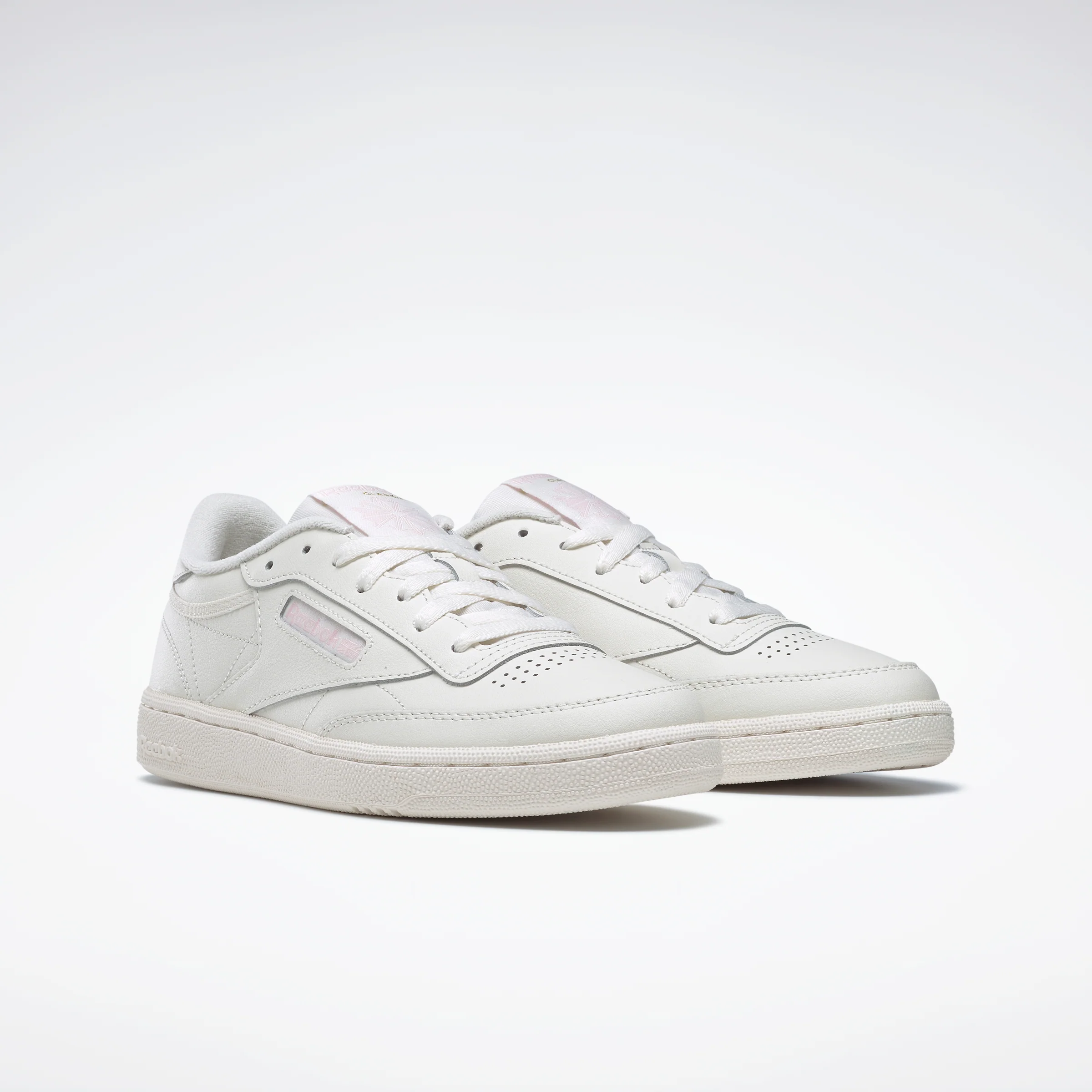 Reebok Footwear Women Club C 85 Shoes Chalk/Chalk/Porpnk - Image 3