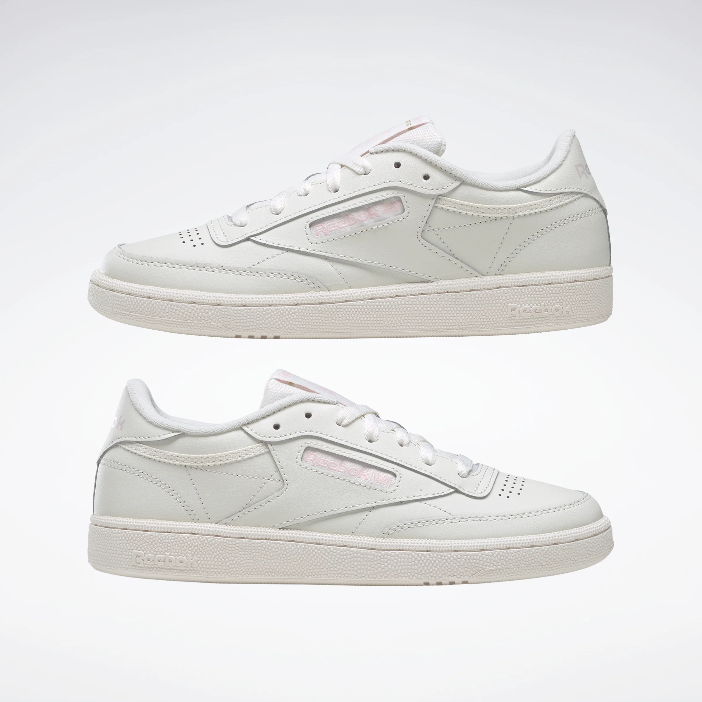 Reebok Footwear Women Club C 85 Shoes Chalk/Chalk/Porpnk - Image 9