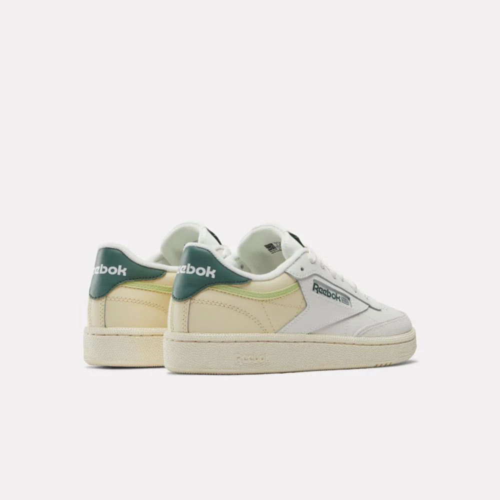 Reebok Footwear Women Club C 85 Shoes CHALK/VINTAGECHALK/ESCAPEGREEN - Image 3