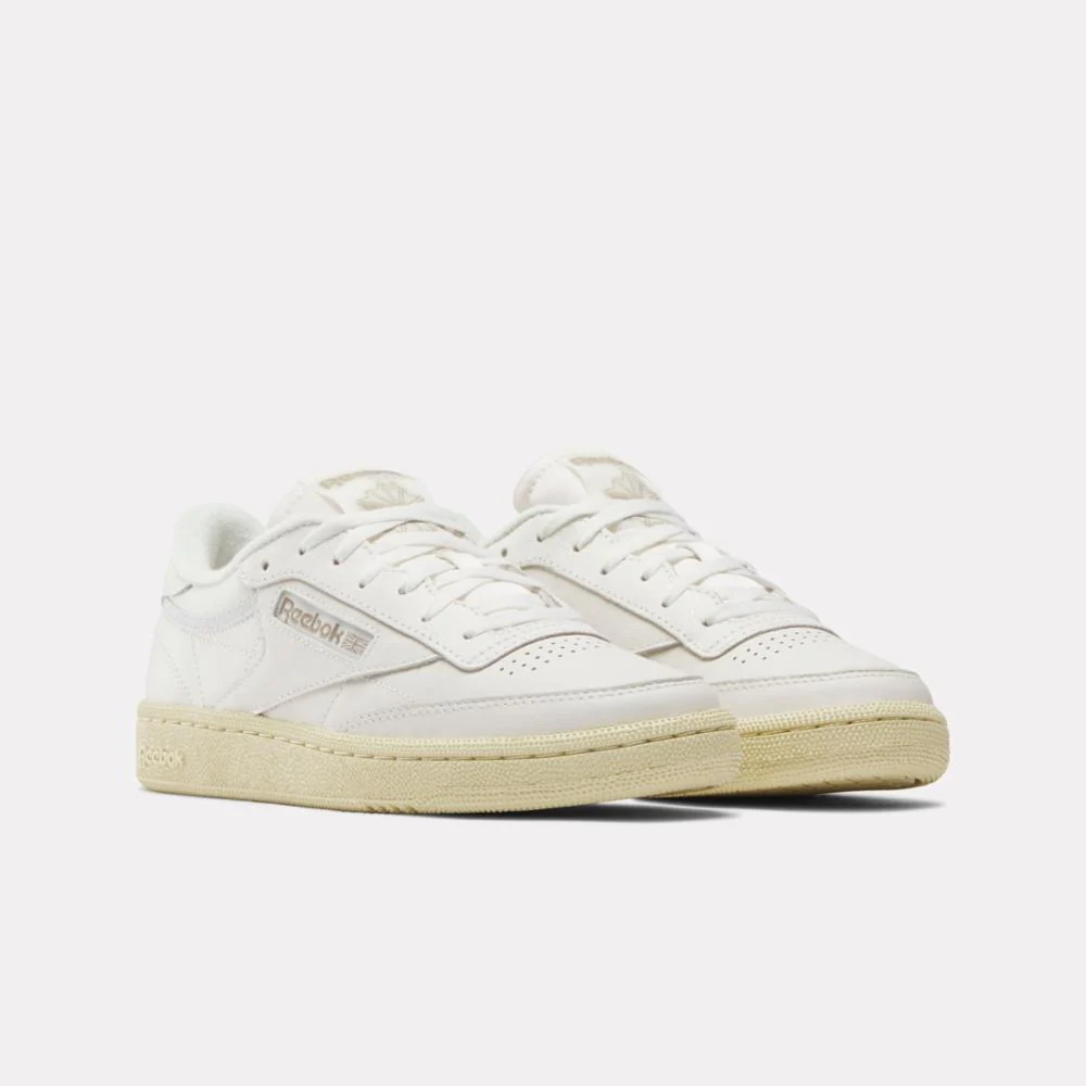 Reebok Footwear Women Club C 85 Shoes CHALK/WEATHEREDWHITE/MOON - Image 2