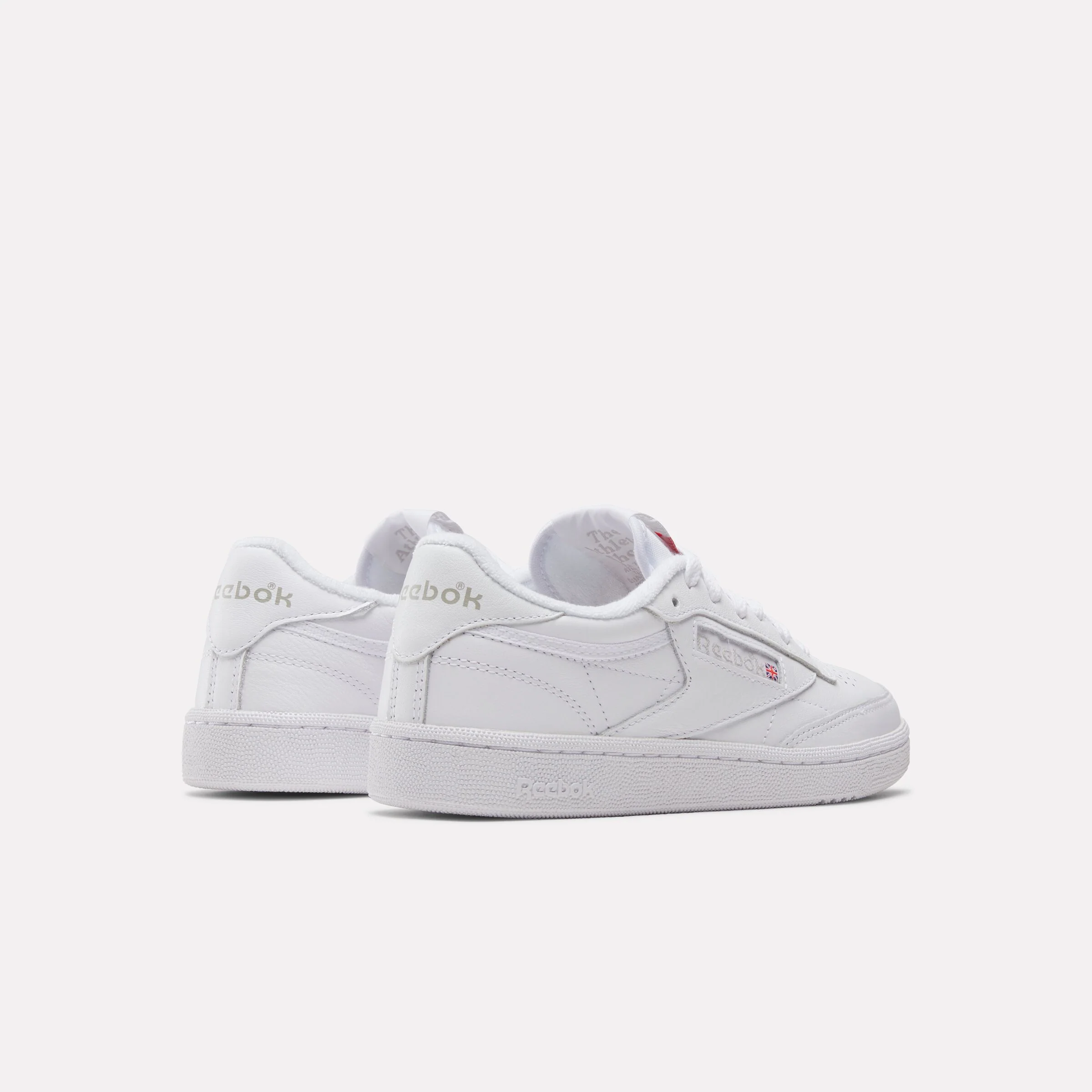 REEBOK FOOTWEAR WOMEN Club C 85 Shoes WHT/LIGHT GRY - Image 4