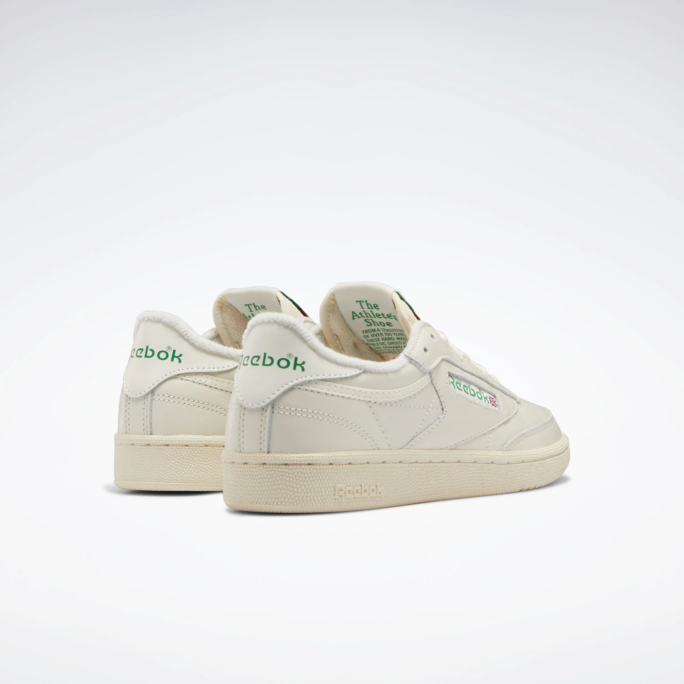 REEBOK FOOTWEAR WOMEN Club C 85 Vintage Shoes CHALK/ALABASTER/GLEN GREEN - Image 4