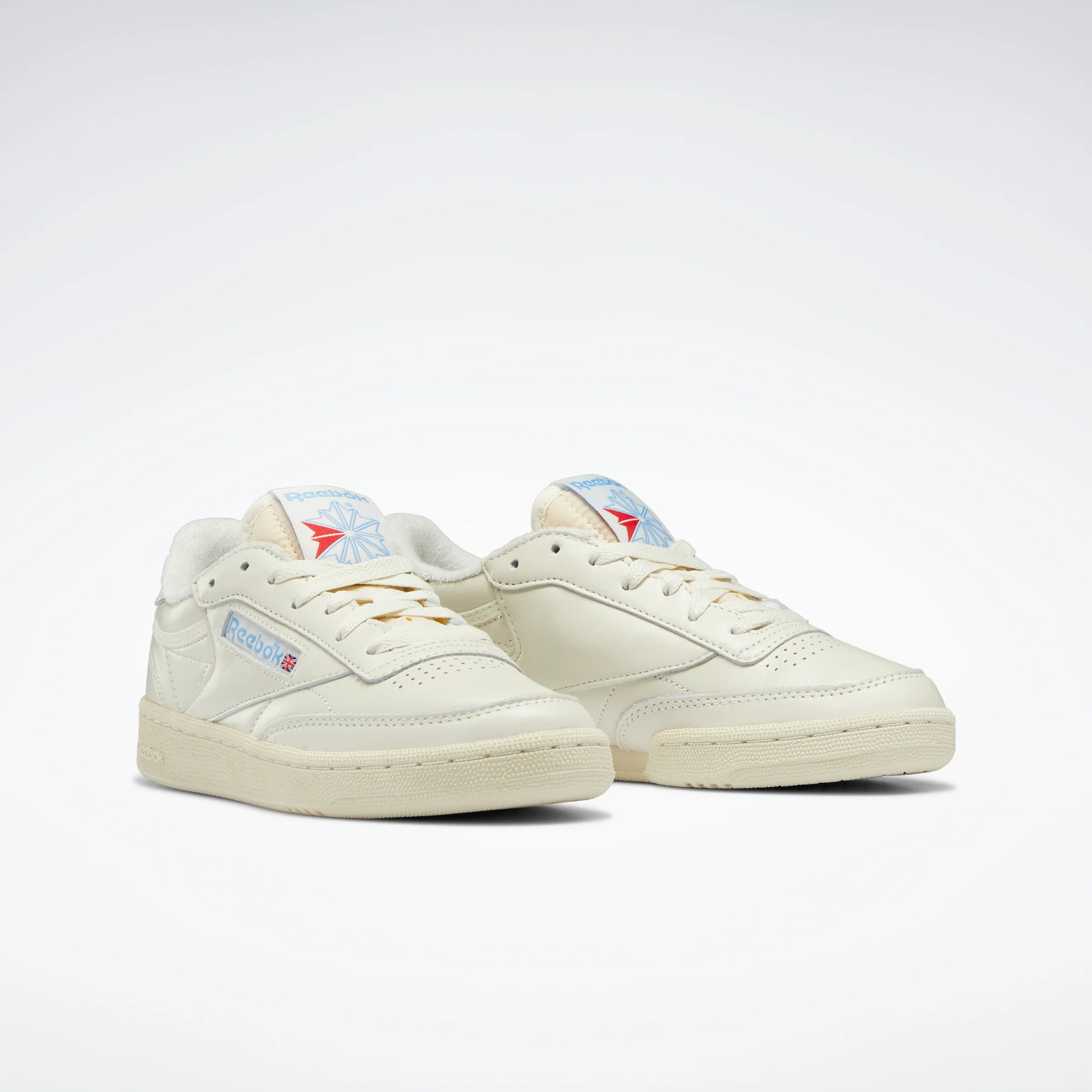 Reebok Footwear Women Club C 85 Vintage Shoes Chalk/Alabas/Skyblu - Image 3