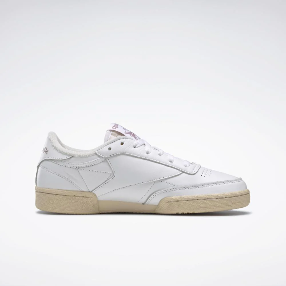 Reebok Footwear Women Club C 85 Vintage Shoes FTWR WHT/CHALK/INFUSED LILAC - Image 2