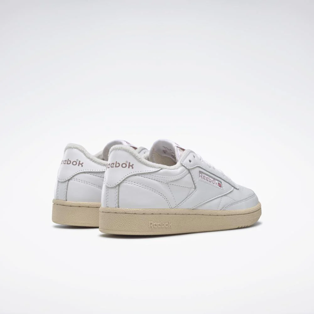 Reebok Footwear Women Club C 85 Vintage Shoes FTWR WHT/CHALK/INFUSED LILAC - Image 4