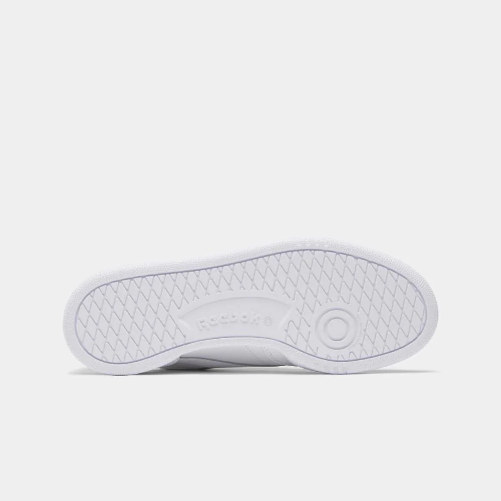 Reebok Footwear Women Club C 85 Women's Shoes WHT/WHT/CITRUS GLOW - Image 4