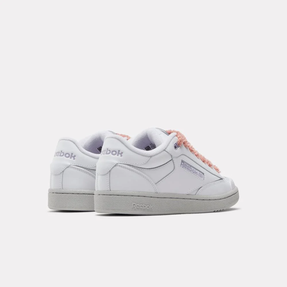 Reebok Footwear Women Club C Bulc Shoes WHITE/WHITE/DUSKPURPLE - Image 3
