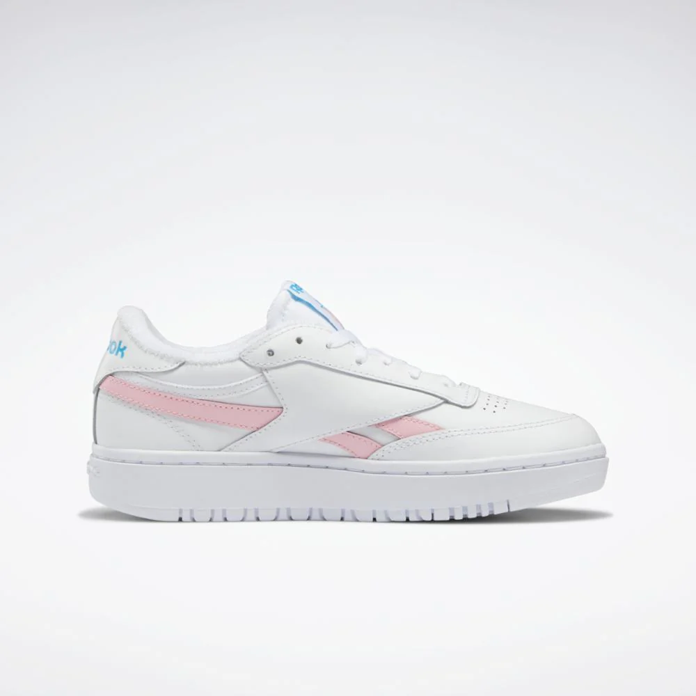 Reebok Footwear Women Club C Double Revenge FTWWHT/PNKGLW/RADAQU - Image 2