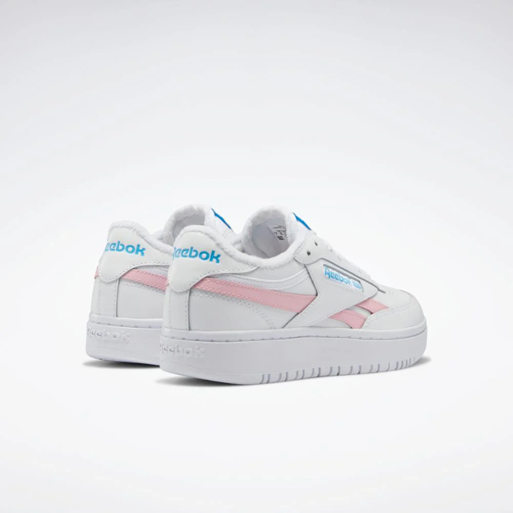 Reebok Footwear Women Club C Double Revenge FTWWHT/PNKGLW/RADAQU - Image 4