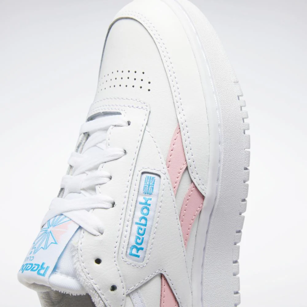 Reebok Footwear Women Club C Double Revenge FTWWHT/PNKGLW/RADAQU - Image 7
