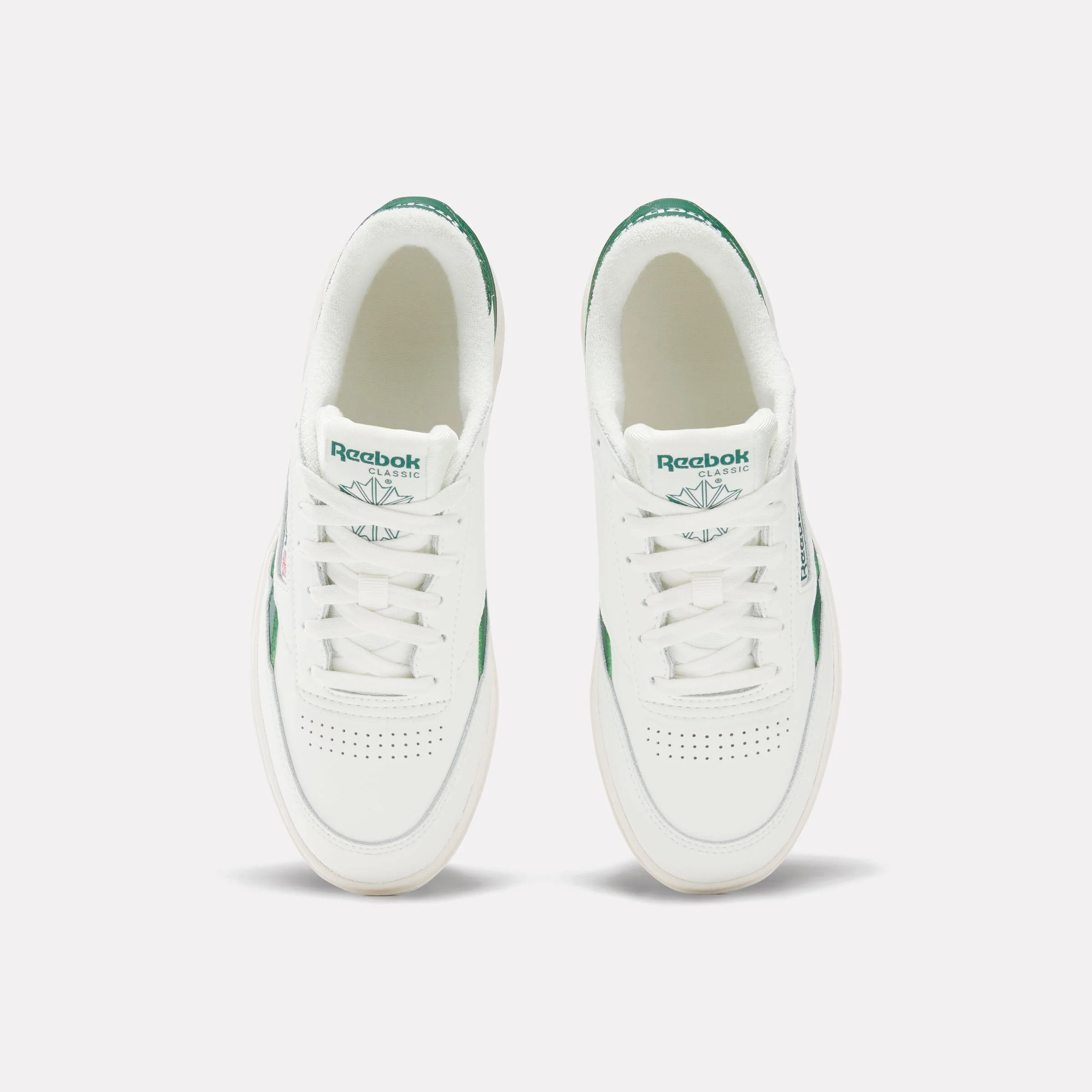 Reebok Footwear Women Club C Double Revenge Shoes CHALK/CHALK/DARKGREEN - Image 5