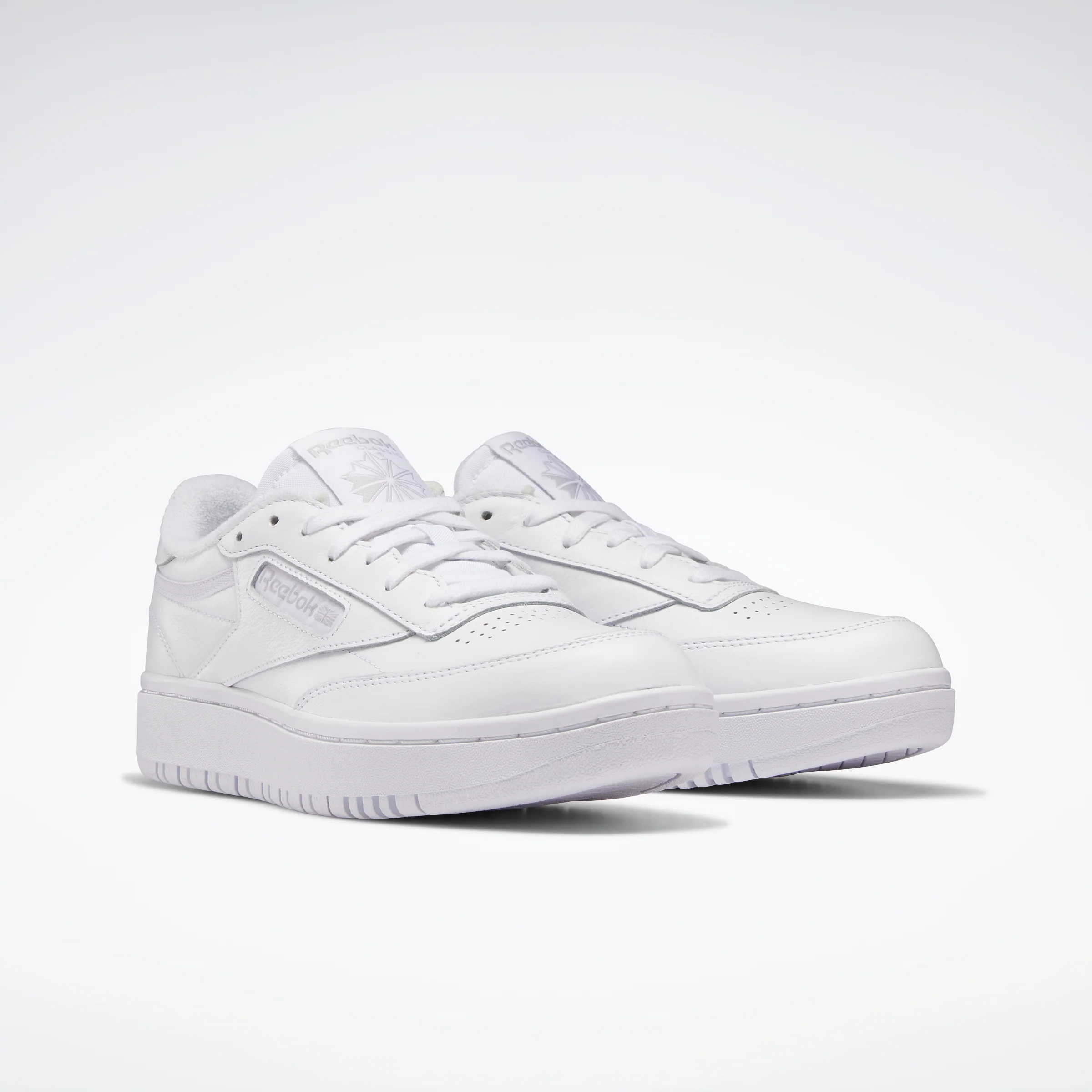 Reebok Footwear Women Club C Double Shoes Ftwwht/Ftwwht/Cdgry2 - Image 3