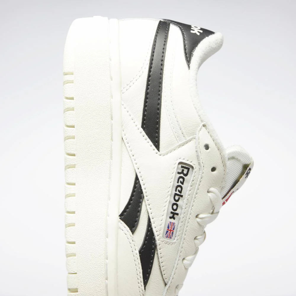 Reebok Footwear Women Club C Double Women's Shoes CHALK/CORE BLK/CHALK - Image 7